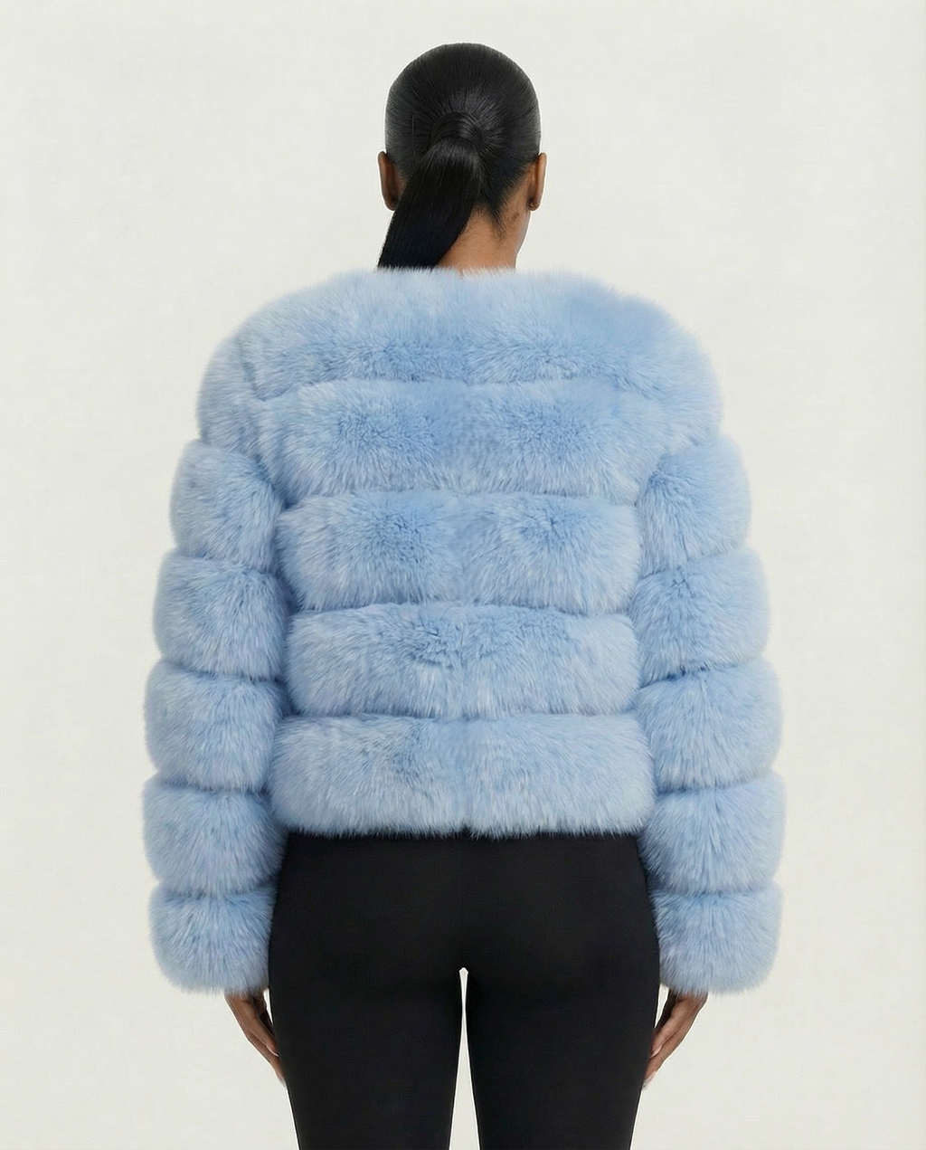 BEATRICE Faux Fur Bubble Jacket
