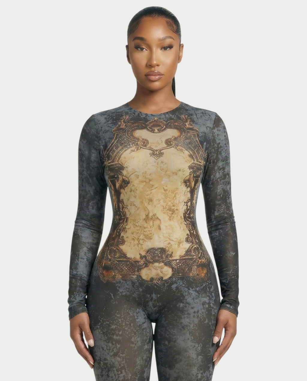 KALEYA Abstract Print Jumpsuit