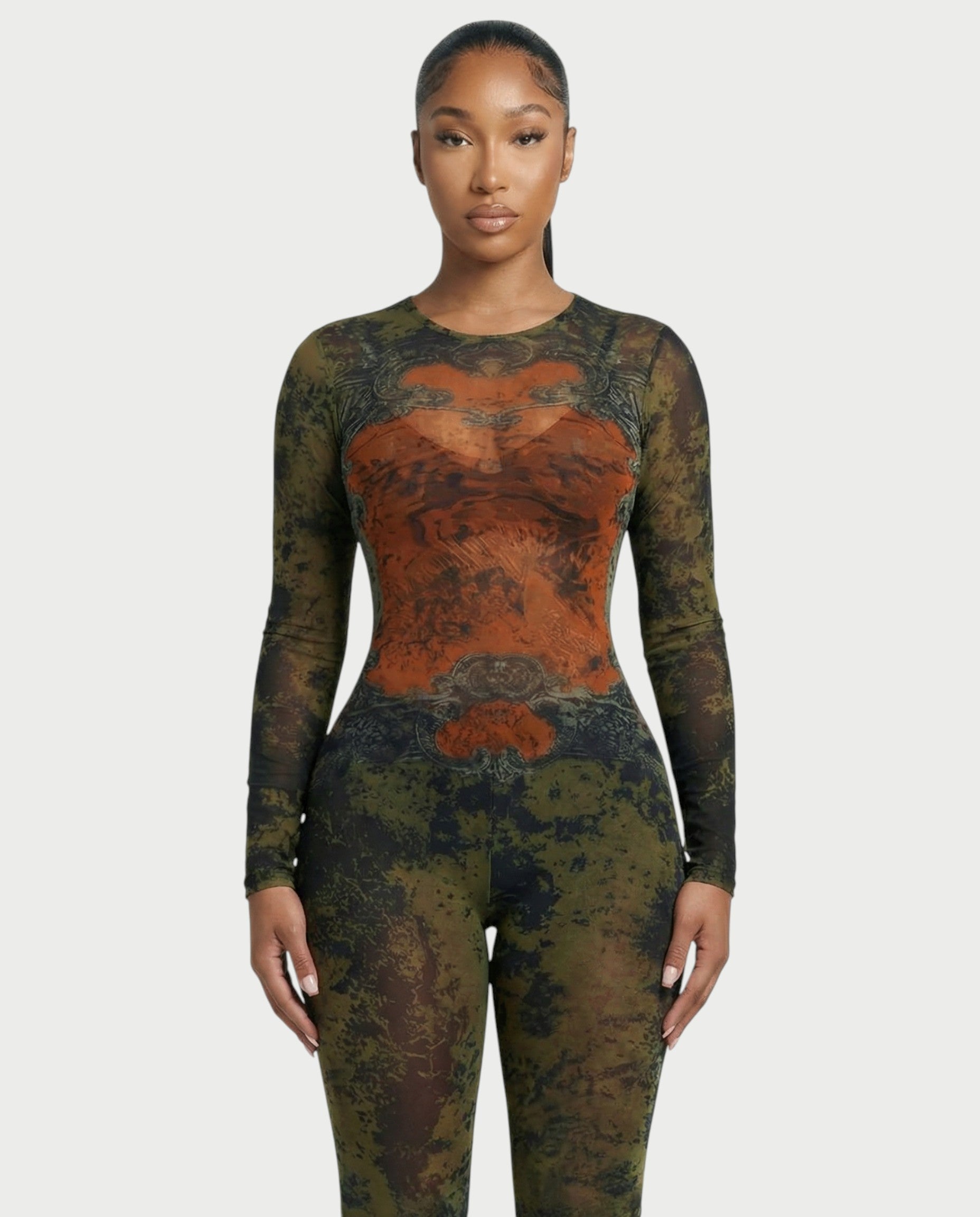 KALEYA Abstract Print Jumpsuit