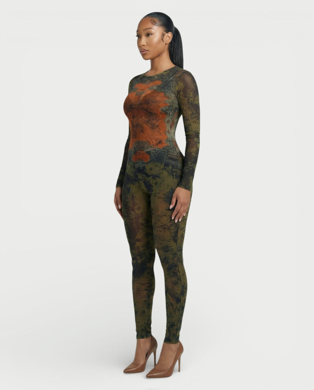 KALEYA Abstract Print Jumpsuit