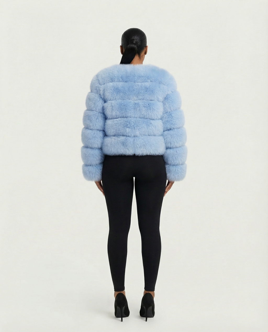 BEATRICE Faux Fur Bubble Jacket