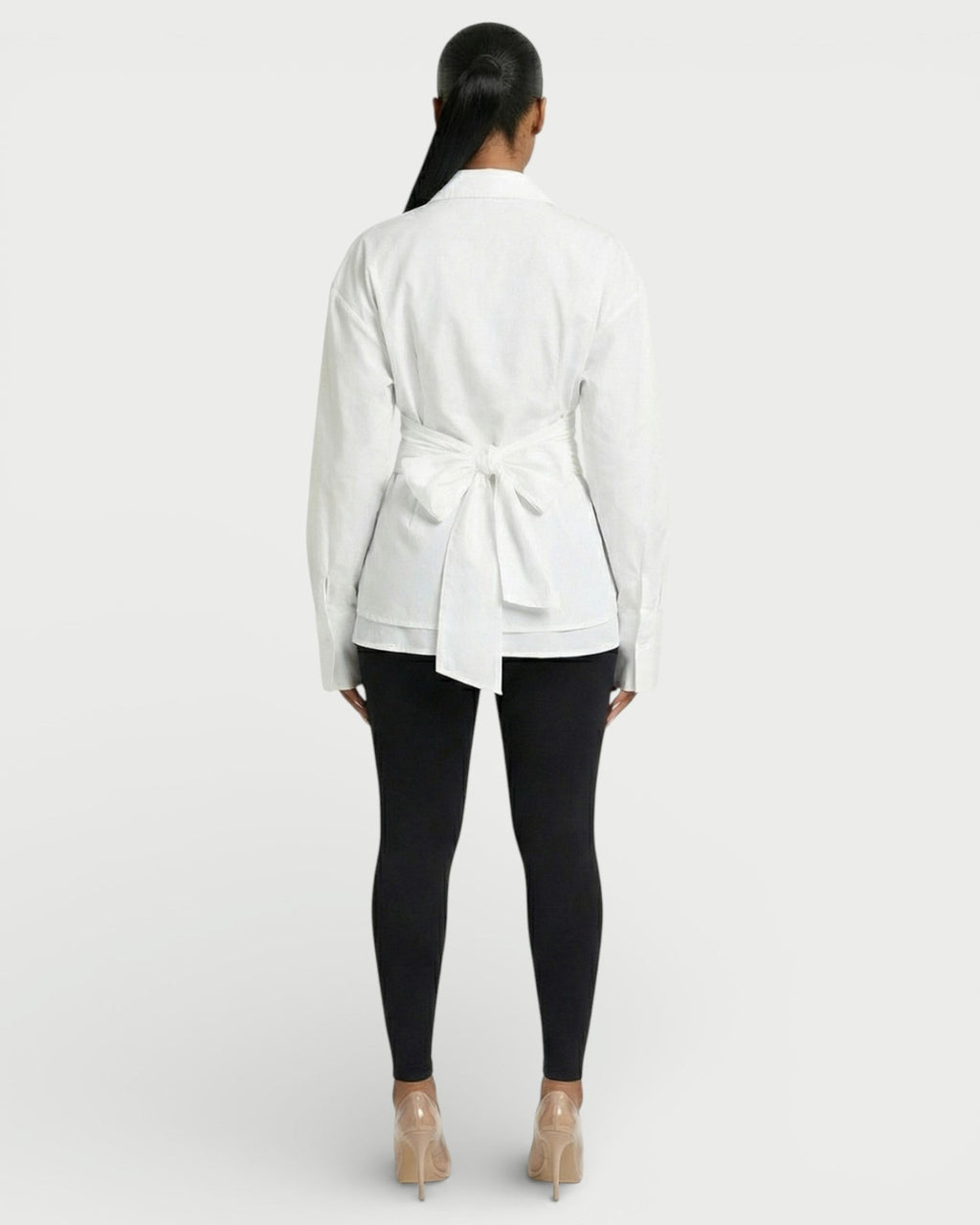 RIONNA Cinched Long-Sleeve Shirt