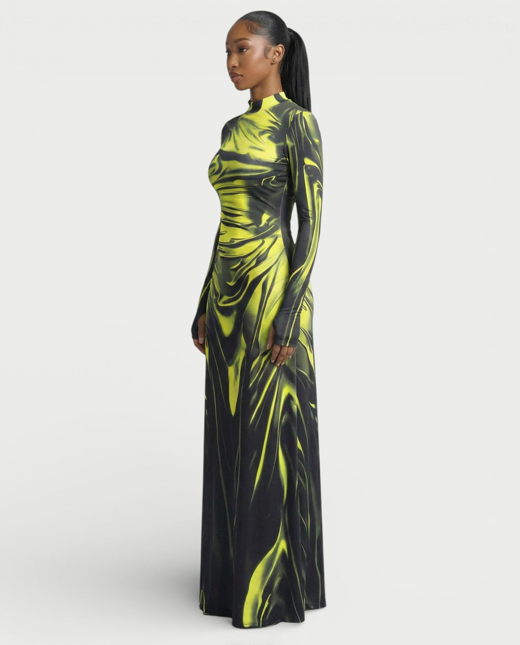 KASSIDY Illusion Maxi Dress