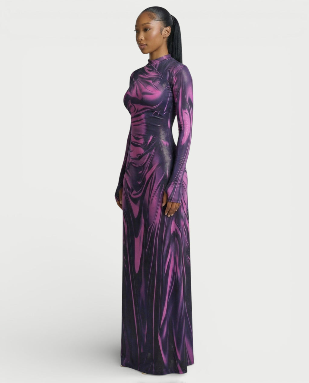 KASSIDY Illusion Maxi Dress