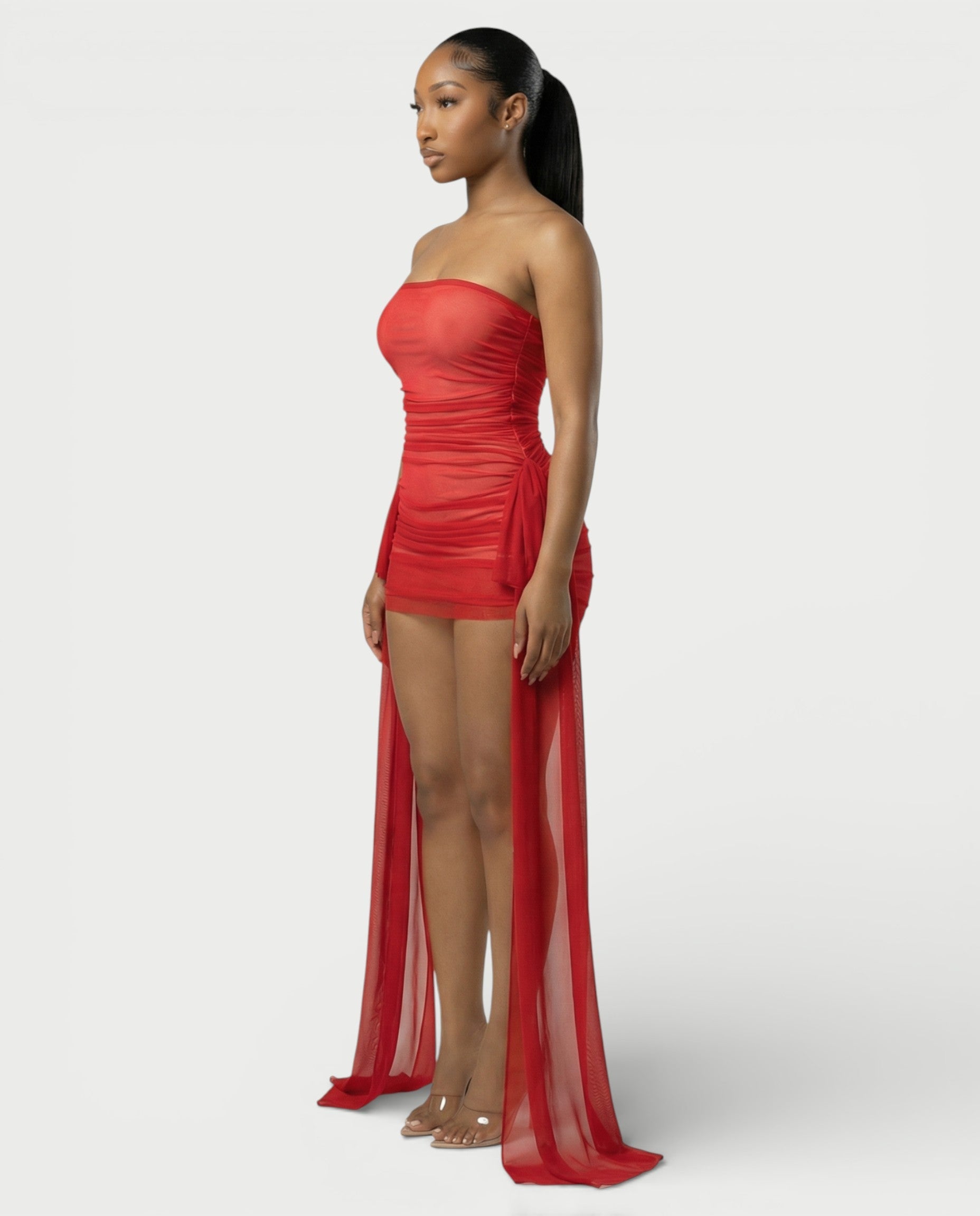 URES Drape Mini Dress