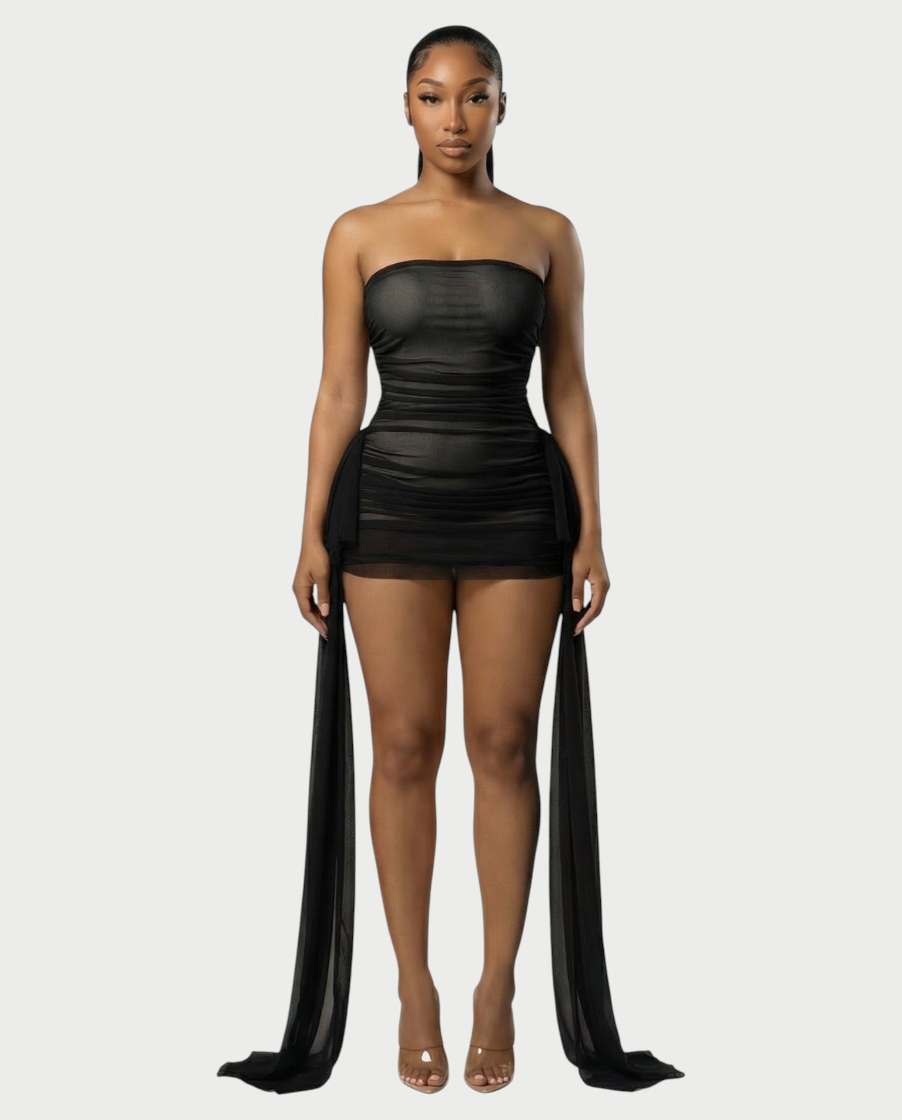 URES Drape Mini Dress
