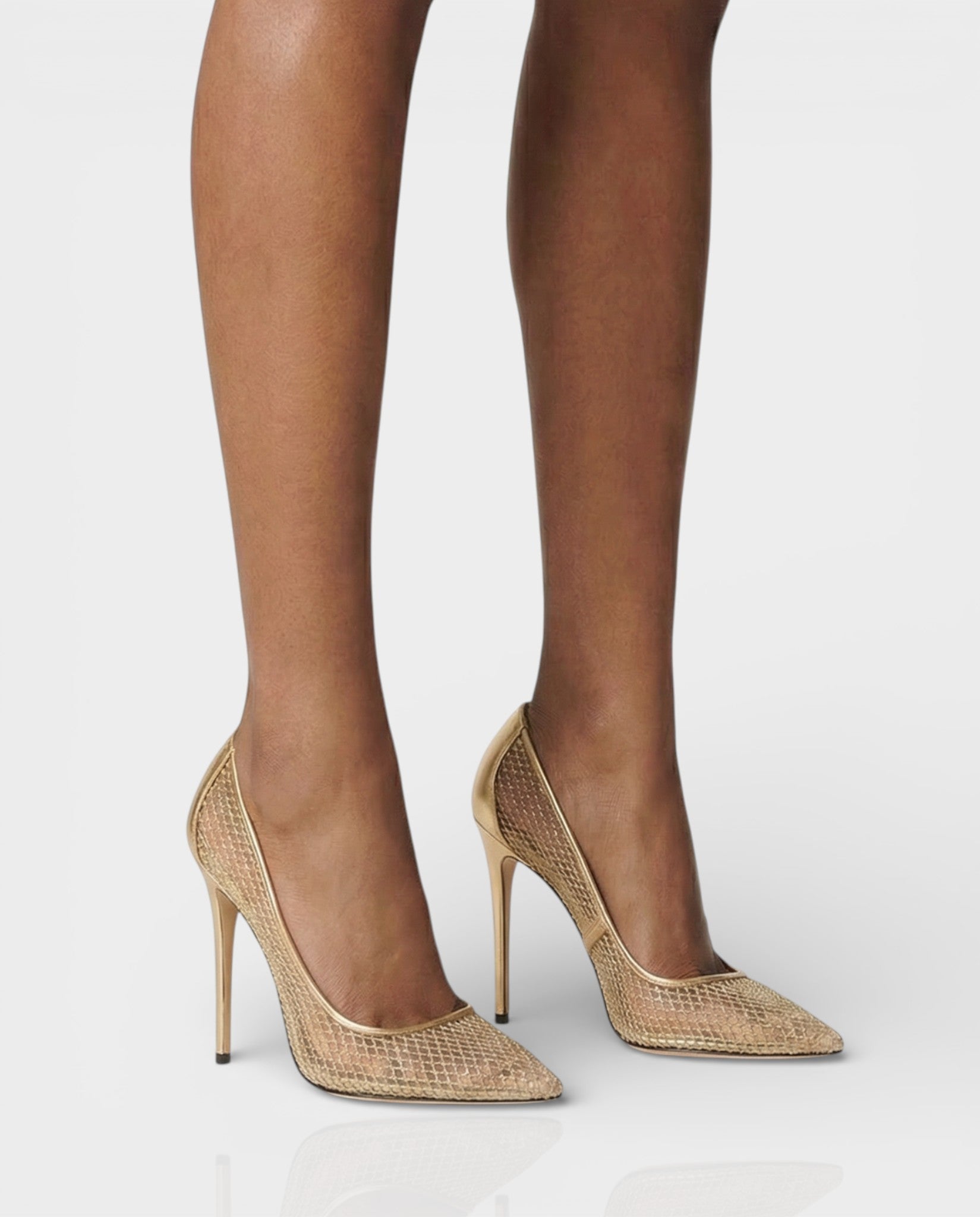 HIYARA Mesh Net Stiletto Heels