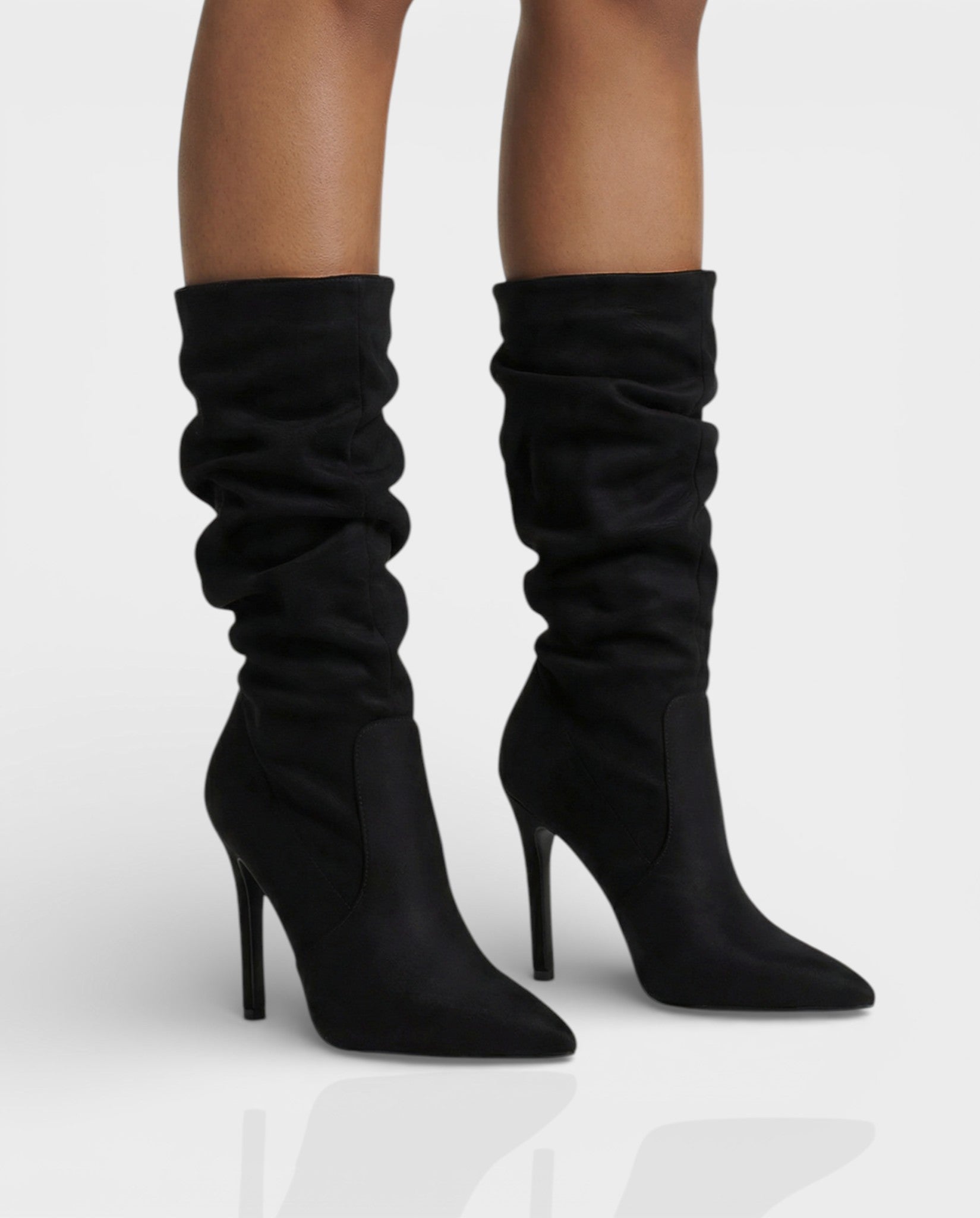 SANYA Slouchy Pointed-Toe Stiletto Boots