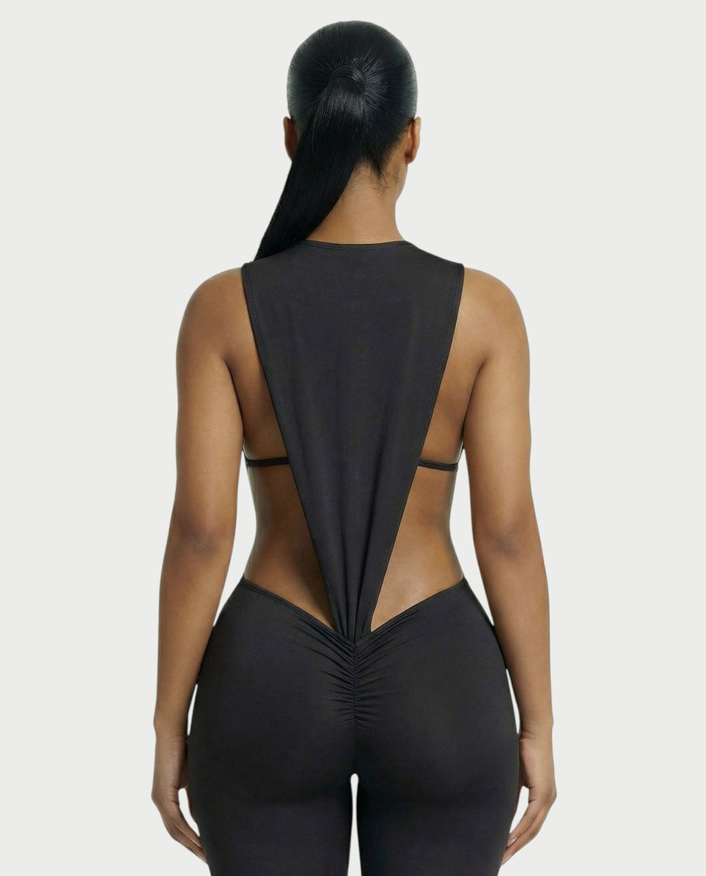 PIOLA Cutout Bodysuit & Ruched Leggings Set
