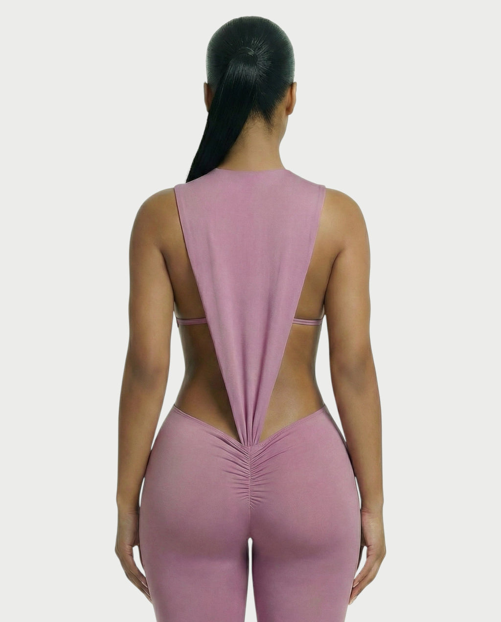 PIOLA Cutout Bodysuit & Ruched Leggings Set