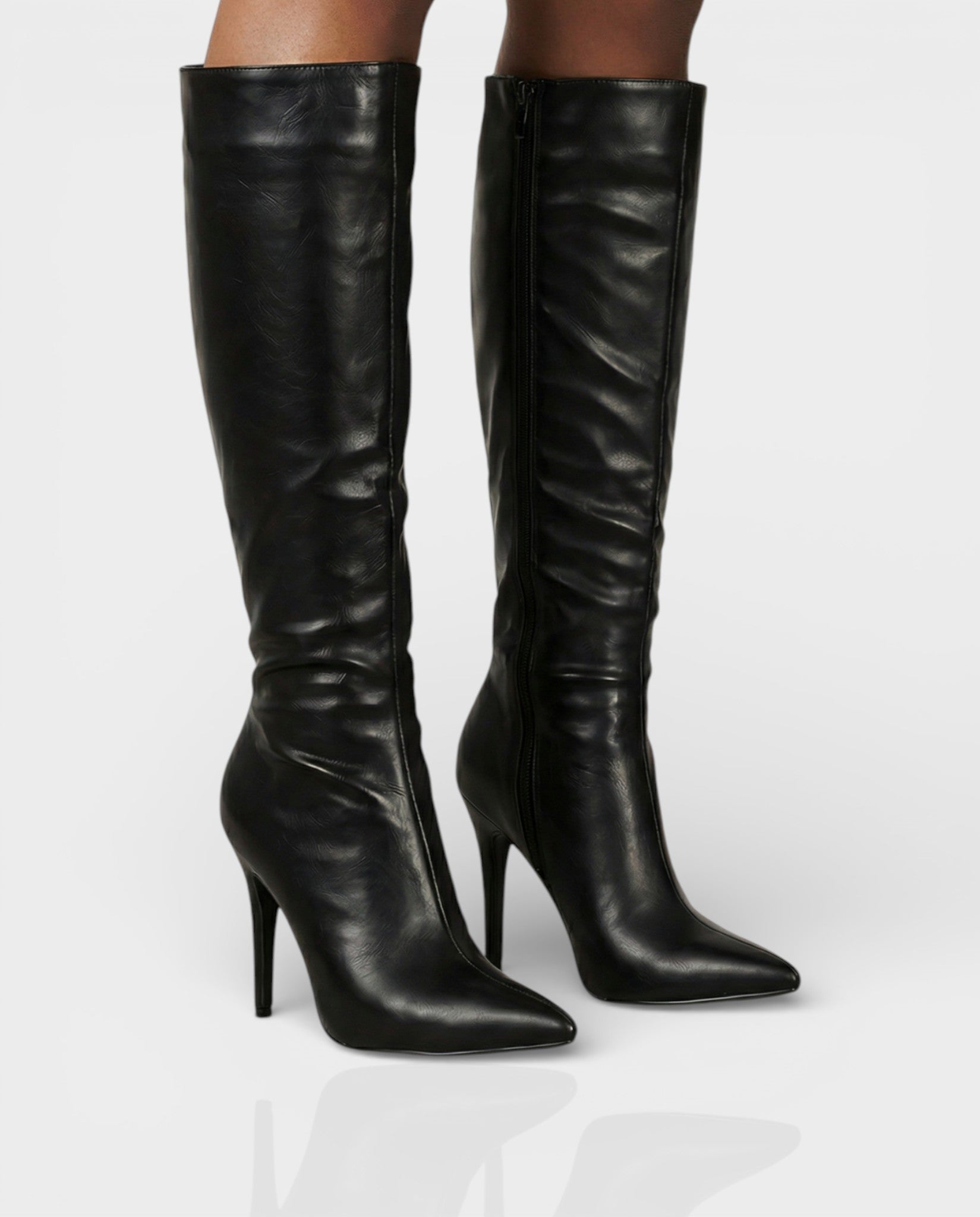 LORENE Pointed Toe Stiletto Heel Boots
