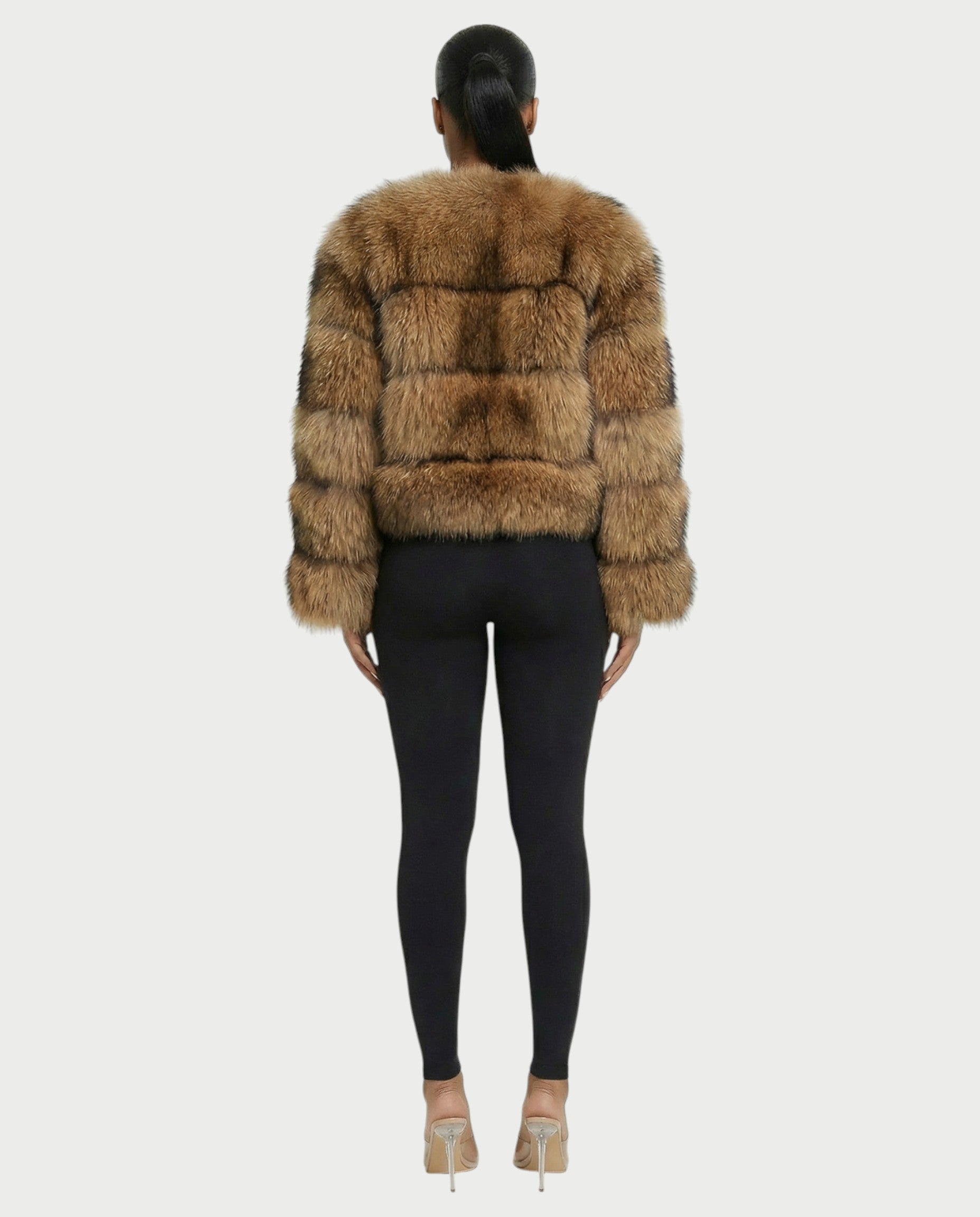VIXA Real Racoon Fur Jacket