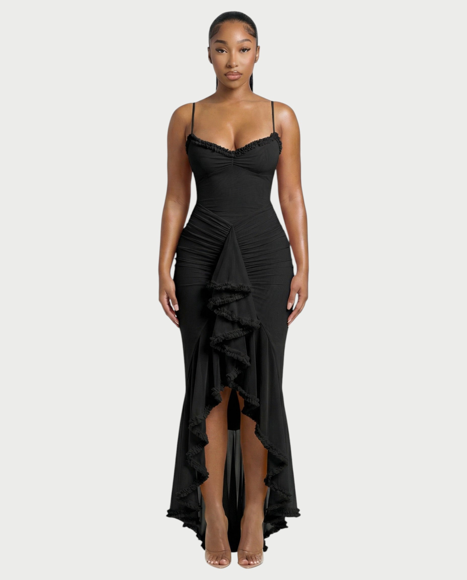 CYNTHIA Ruffled Maxi Dress