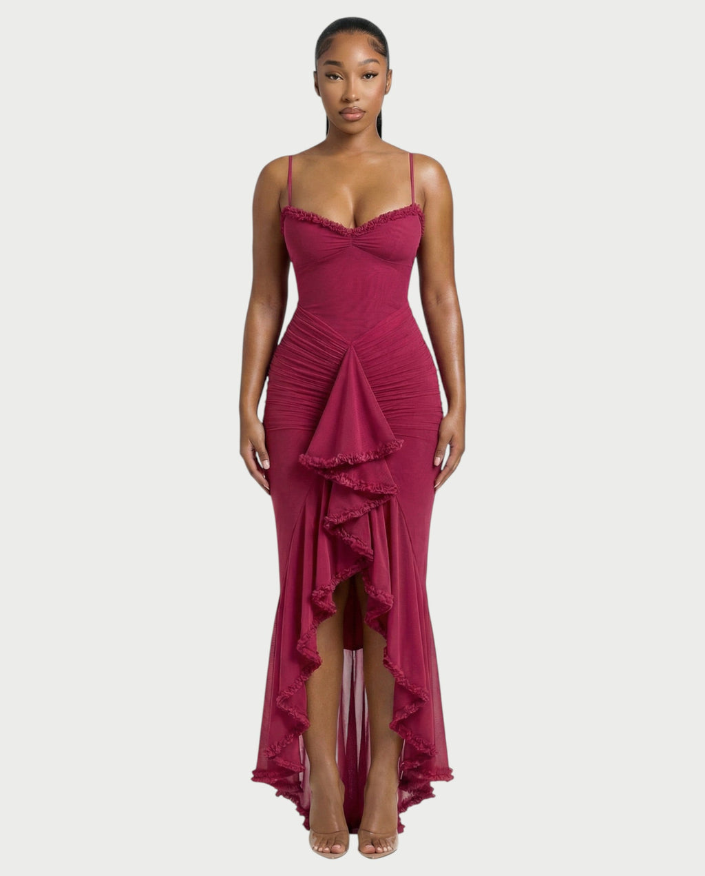 CYNTHIA Ruffled Maxi Dress