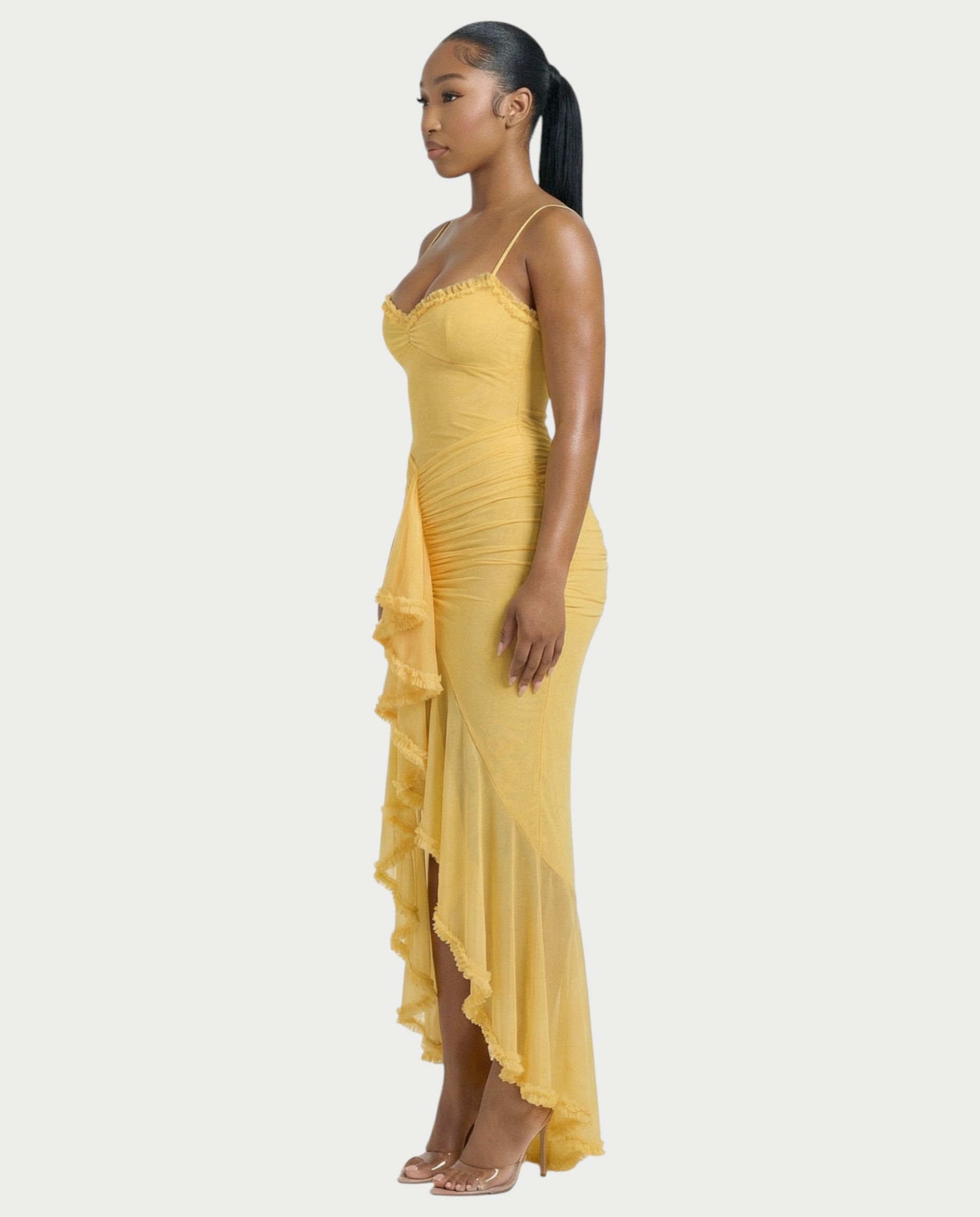 CYNTHIA Ruffled Maxi Dress