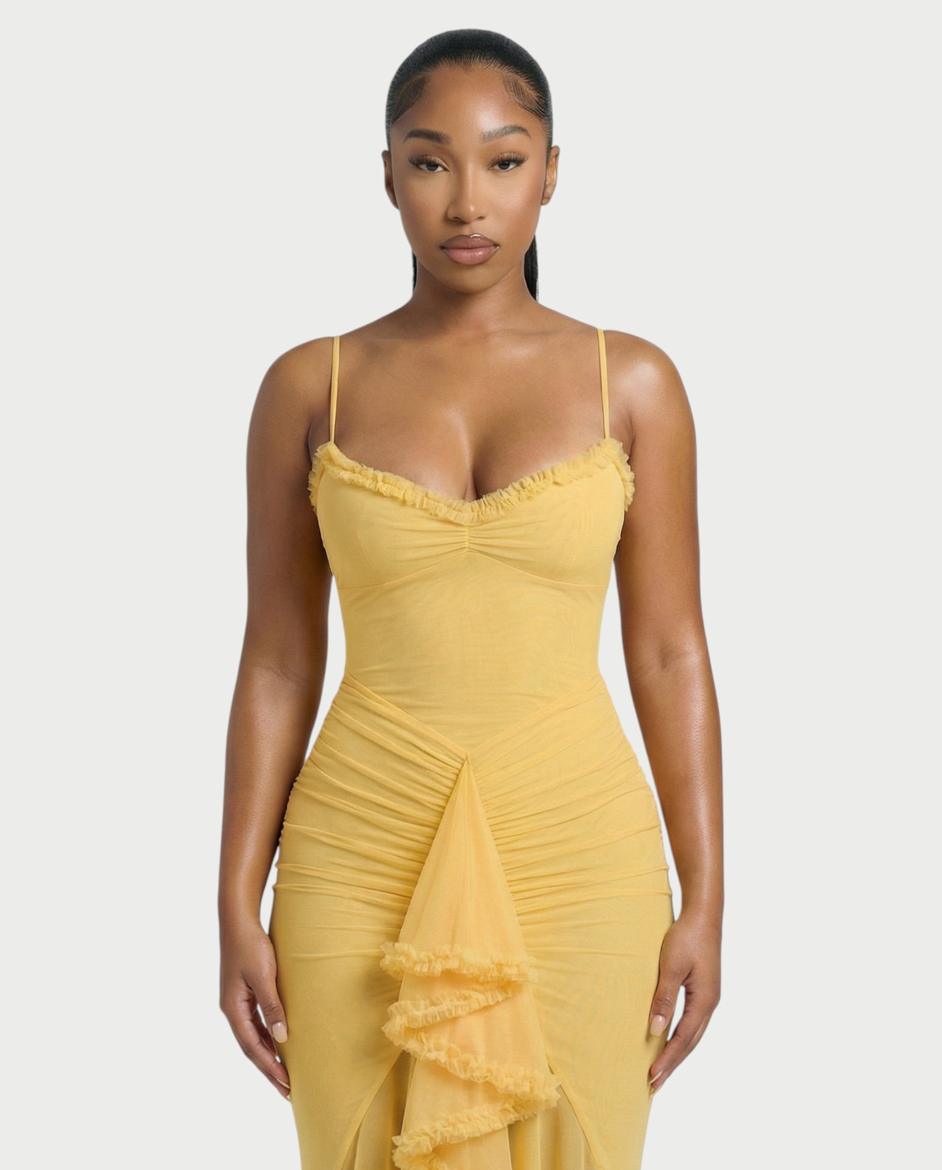 CYNTHIA Ruffled Maxi Dress