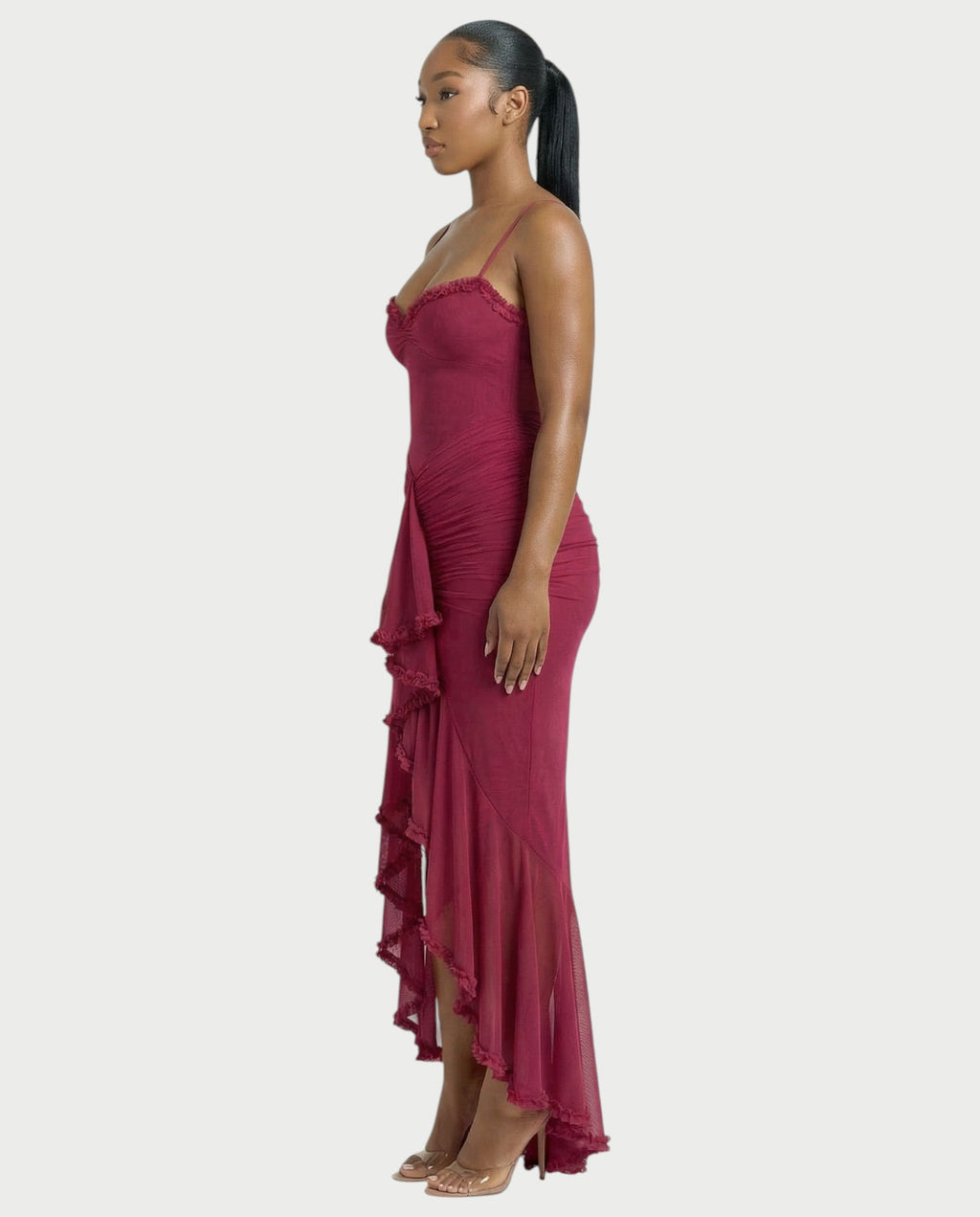 CYNTHIA Ruffled Maxi Dress