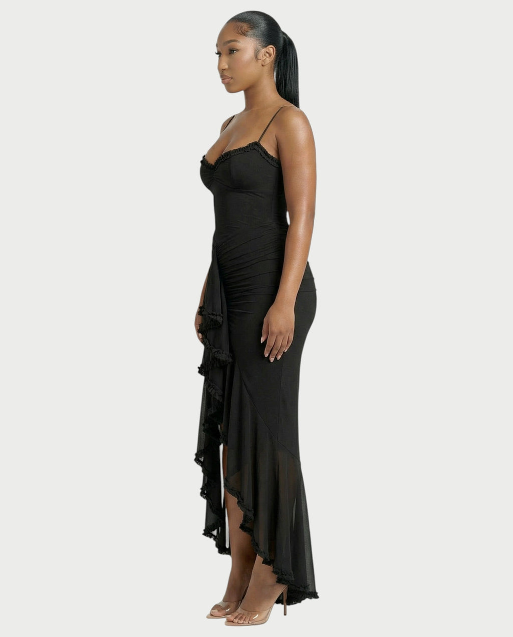 CYNTHIA Ruffled Maxi Dress