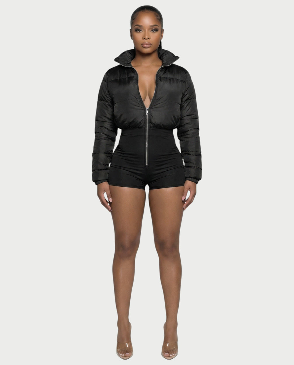 POPPY Crop Jacket Playsuit