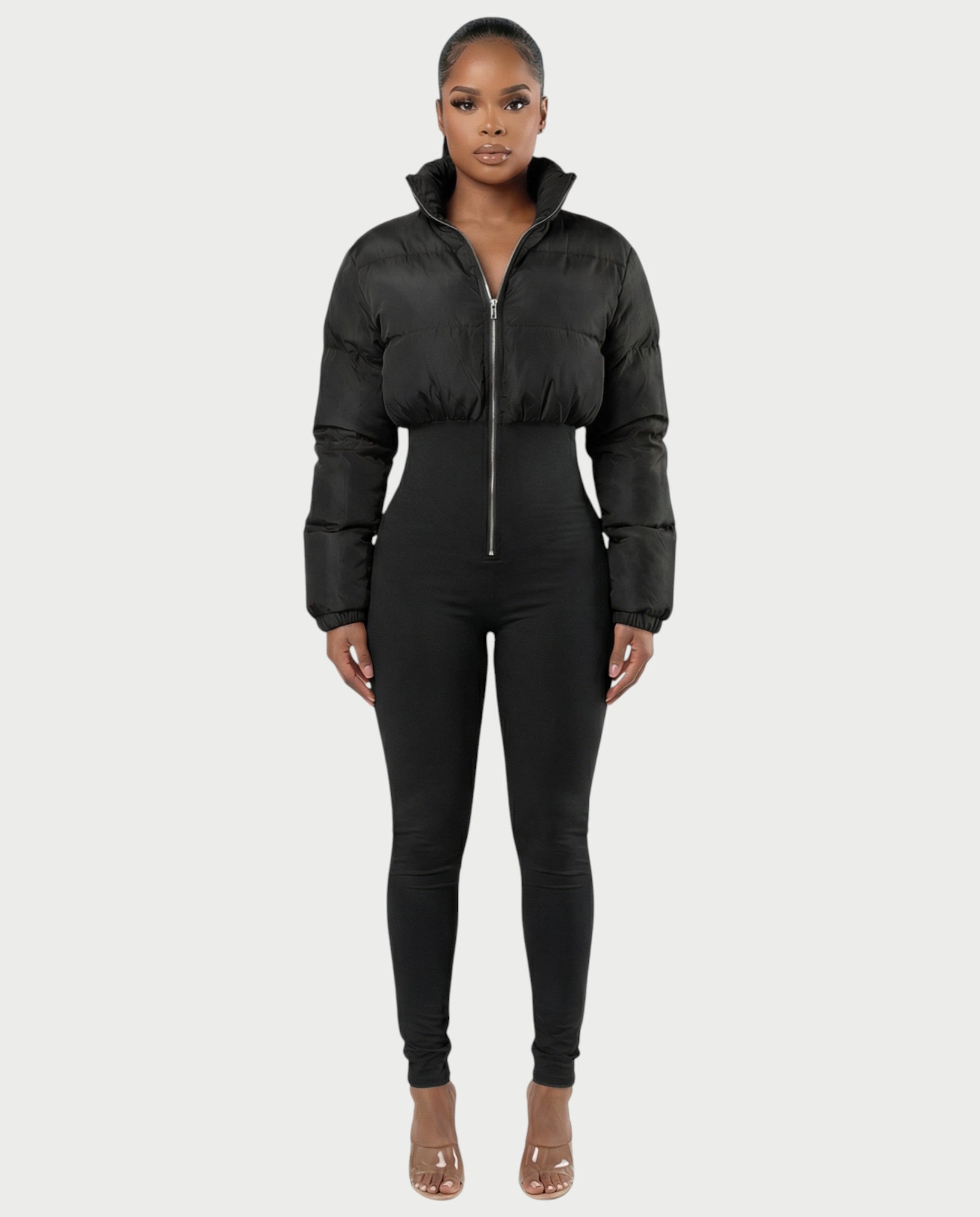 POPPY Crop Jacket Jumpsuit