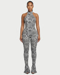 TALA Floral Backless Jumpsuit