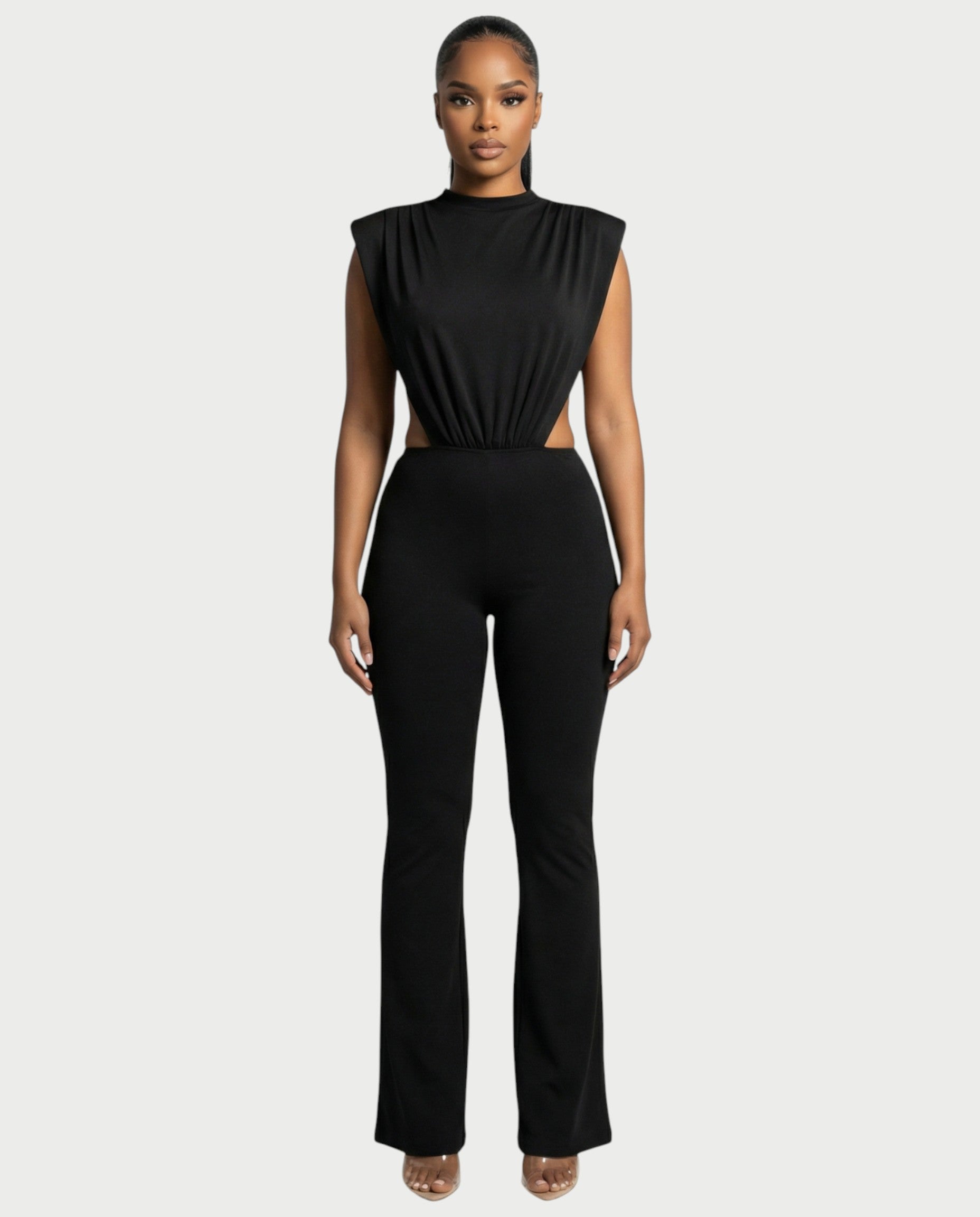 CIRELLE Cutout Straight-Leg Jumpsuit