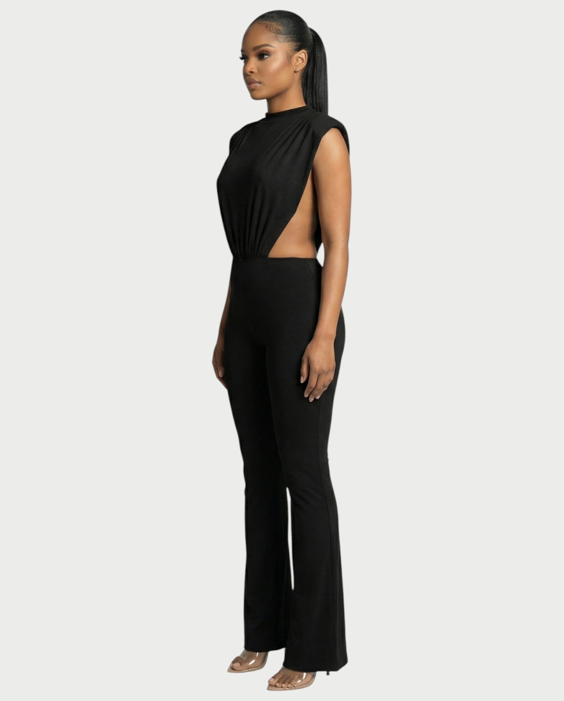 CIRELLE Cutout Straight-Leg Jumpsuit