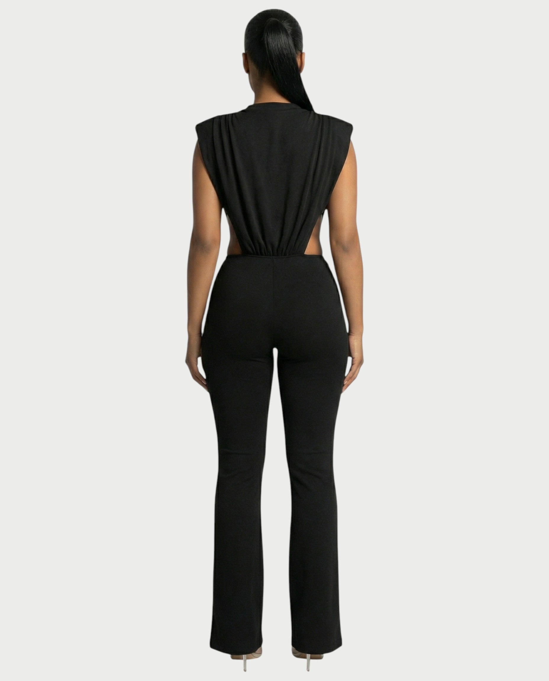 CIRELLE Cutout Straight-Leg Jumpsuit