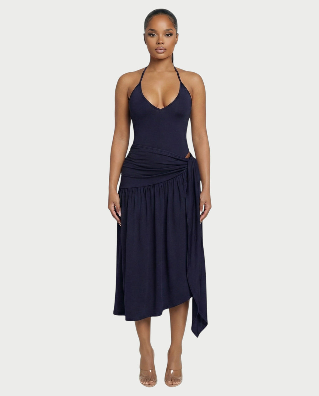 ATANA Knot Midi Dress