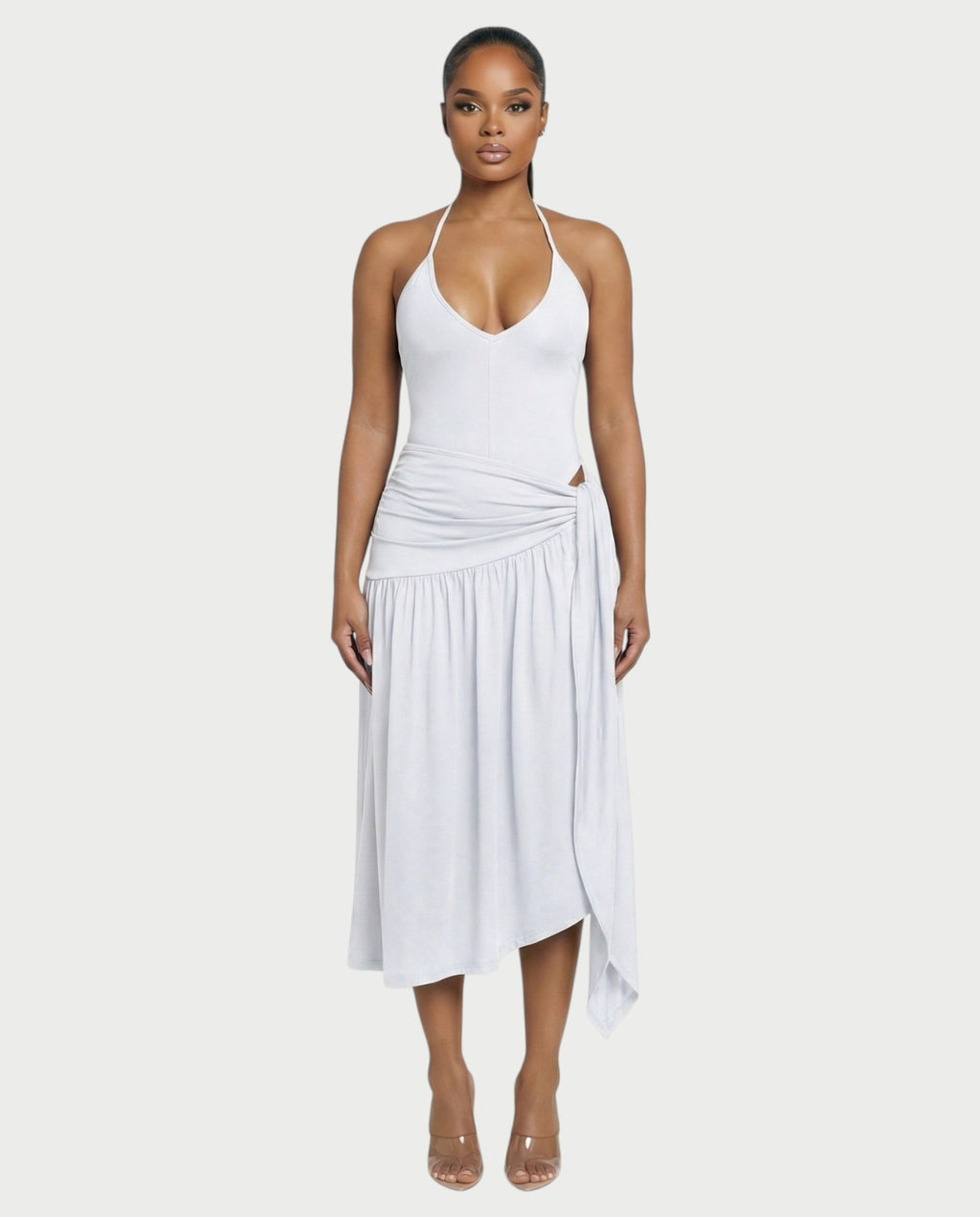 ATANA Knot Midi Dress