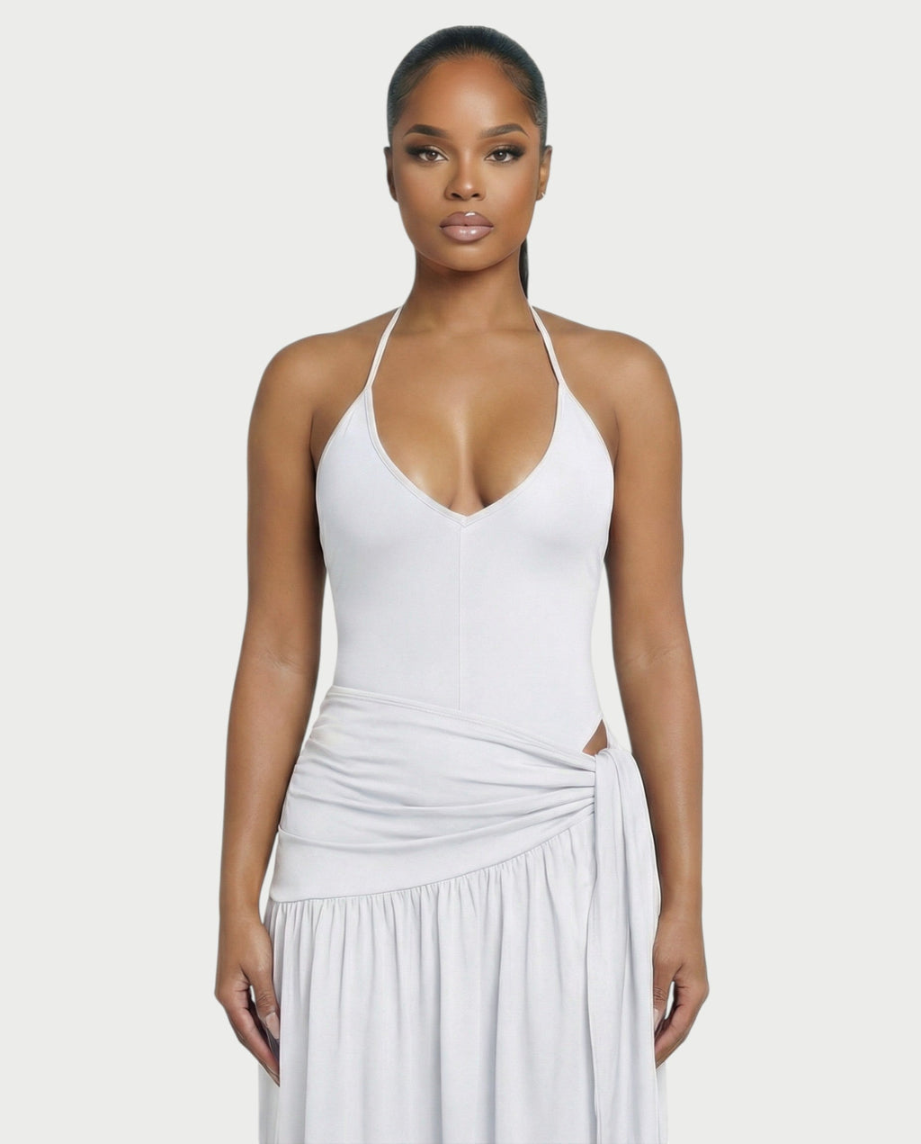ATANA Knot Midi Dress