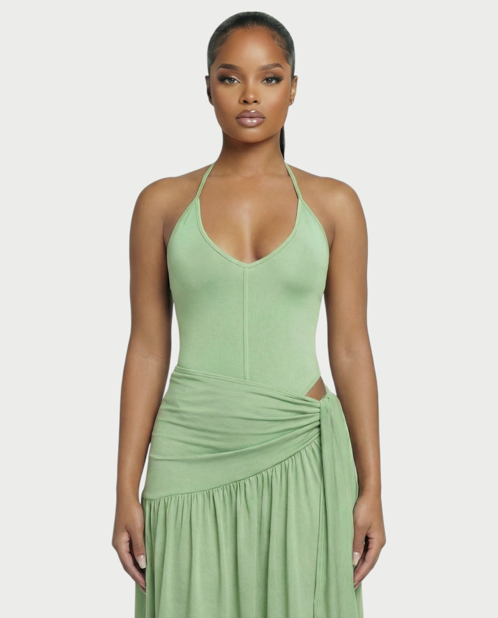 ATANA Knot Midi Dress