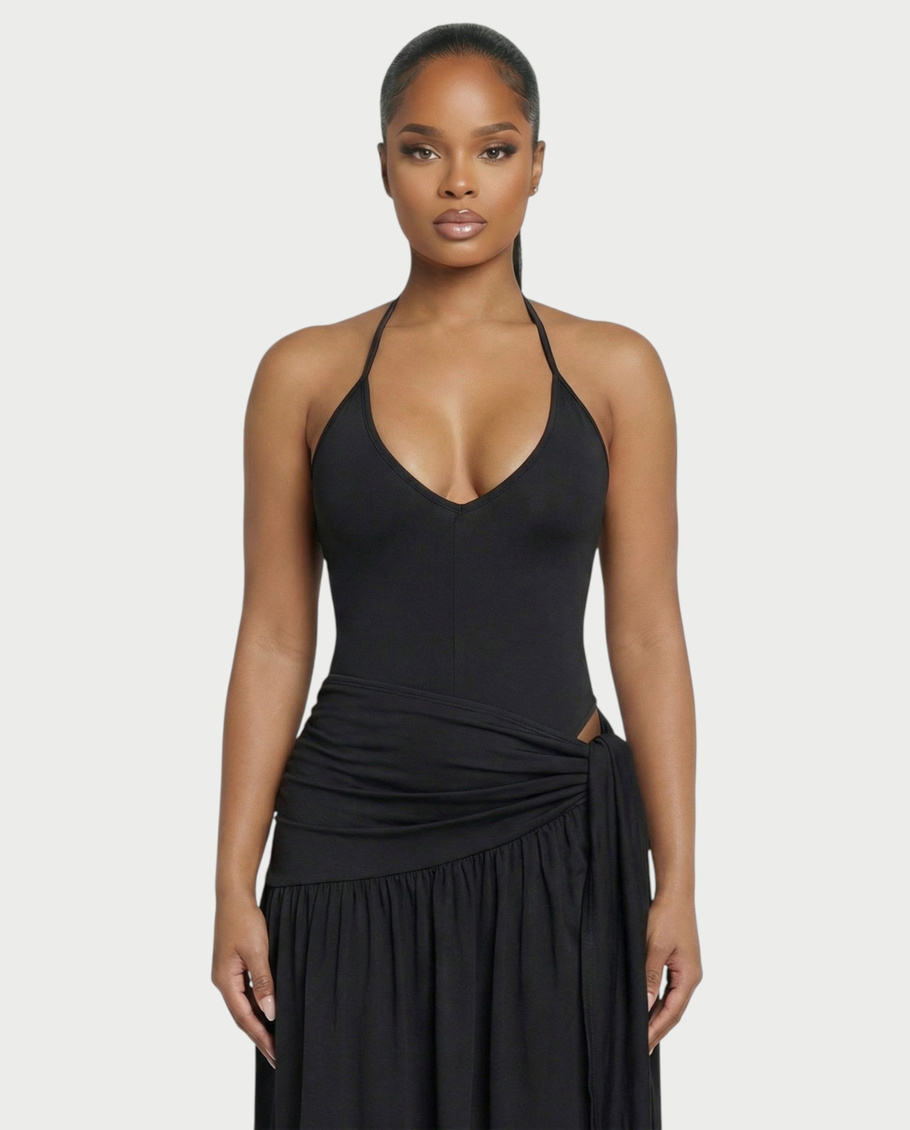 ATANA Knot Midi Dress