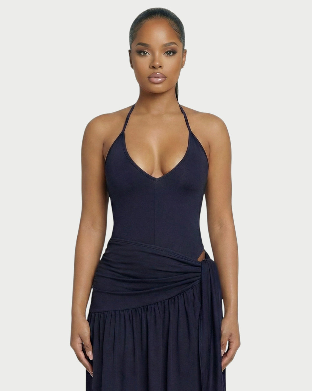 ATANA Knot Midi Dress