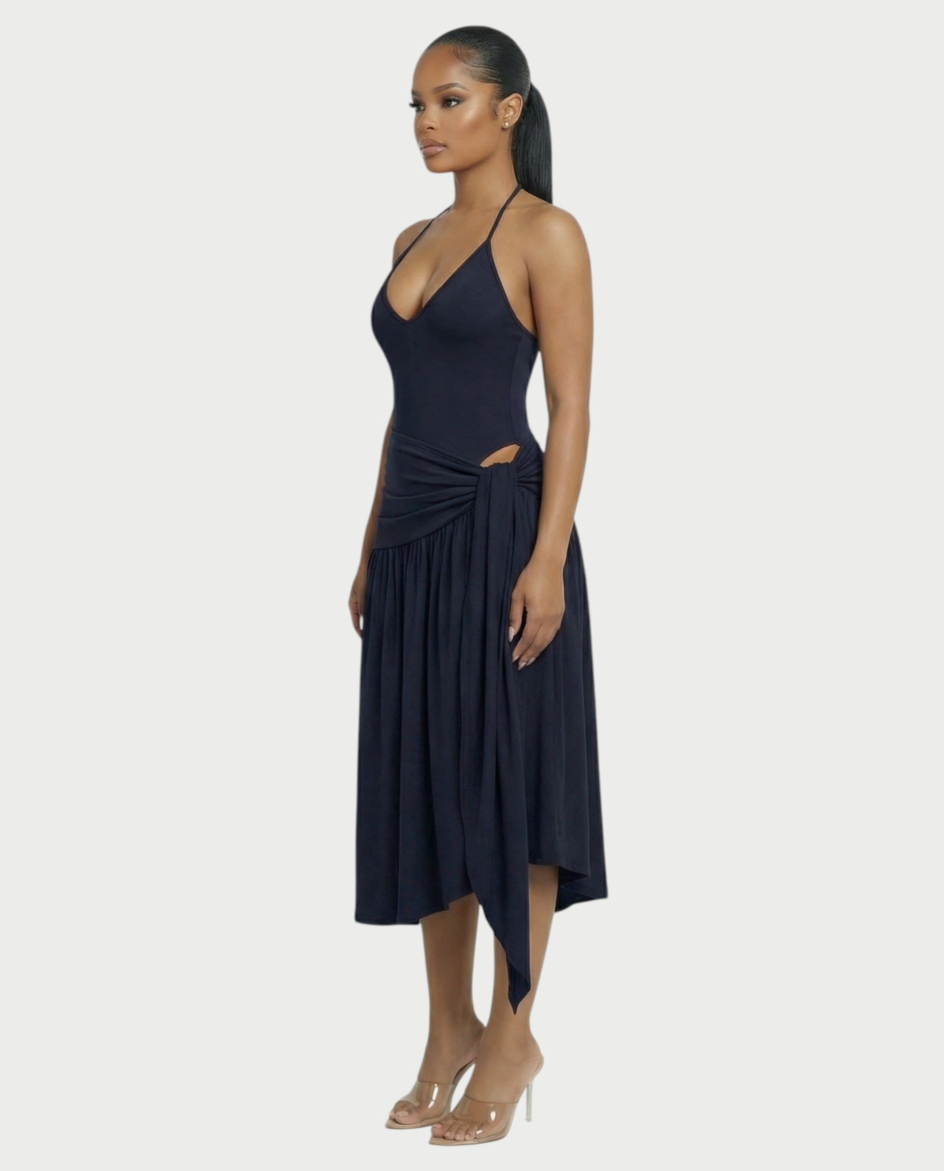 ATANA Knot Midi Dress