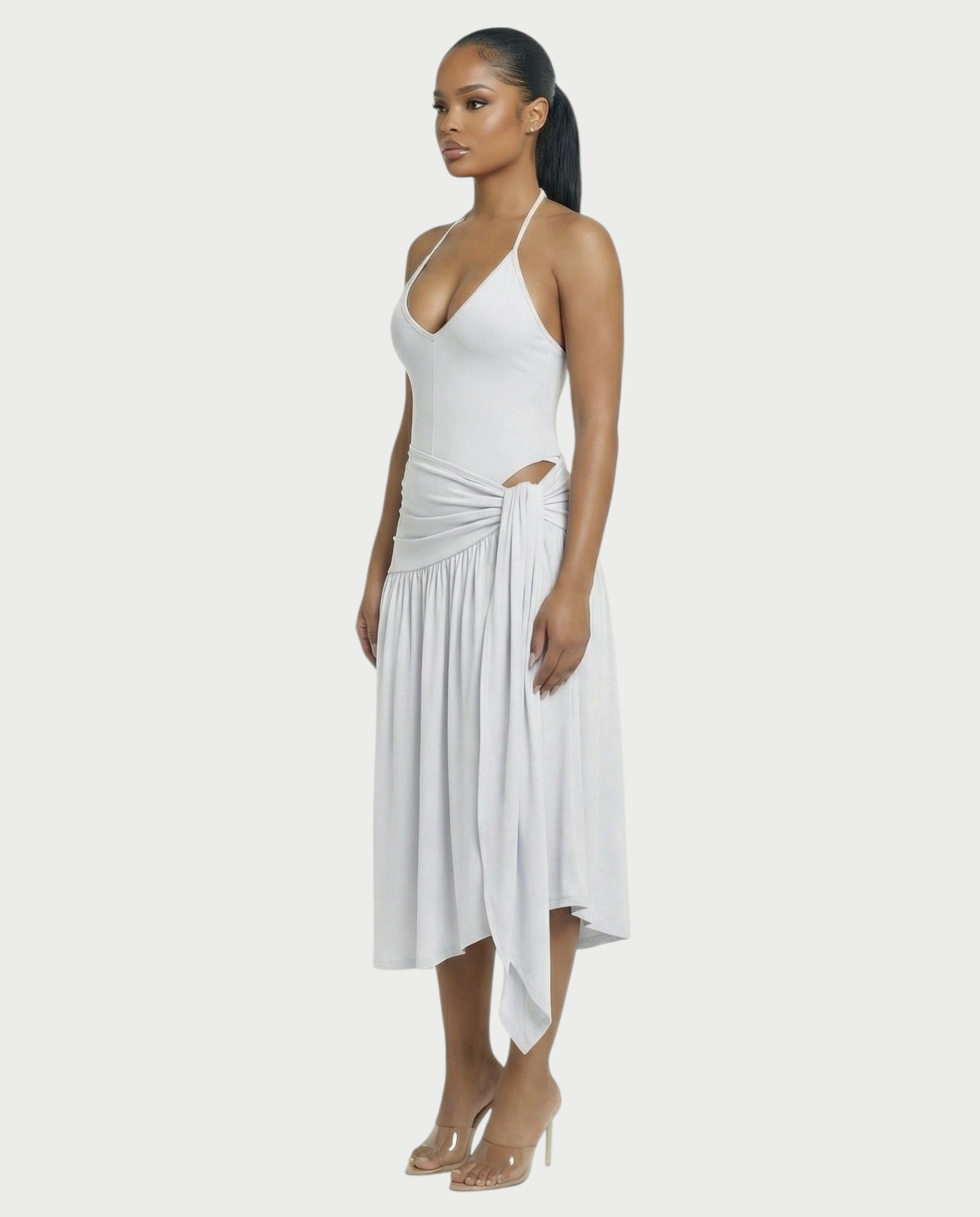 ATANA Knot Midi Dress