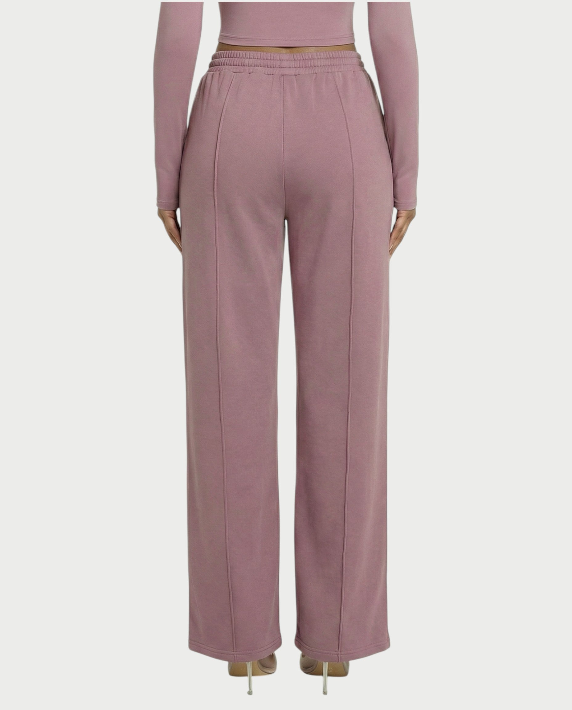 Wide-Leg Drawstring Sweatpants