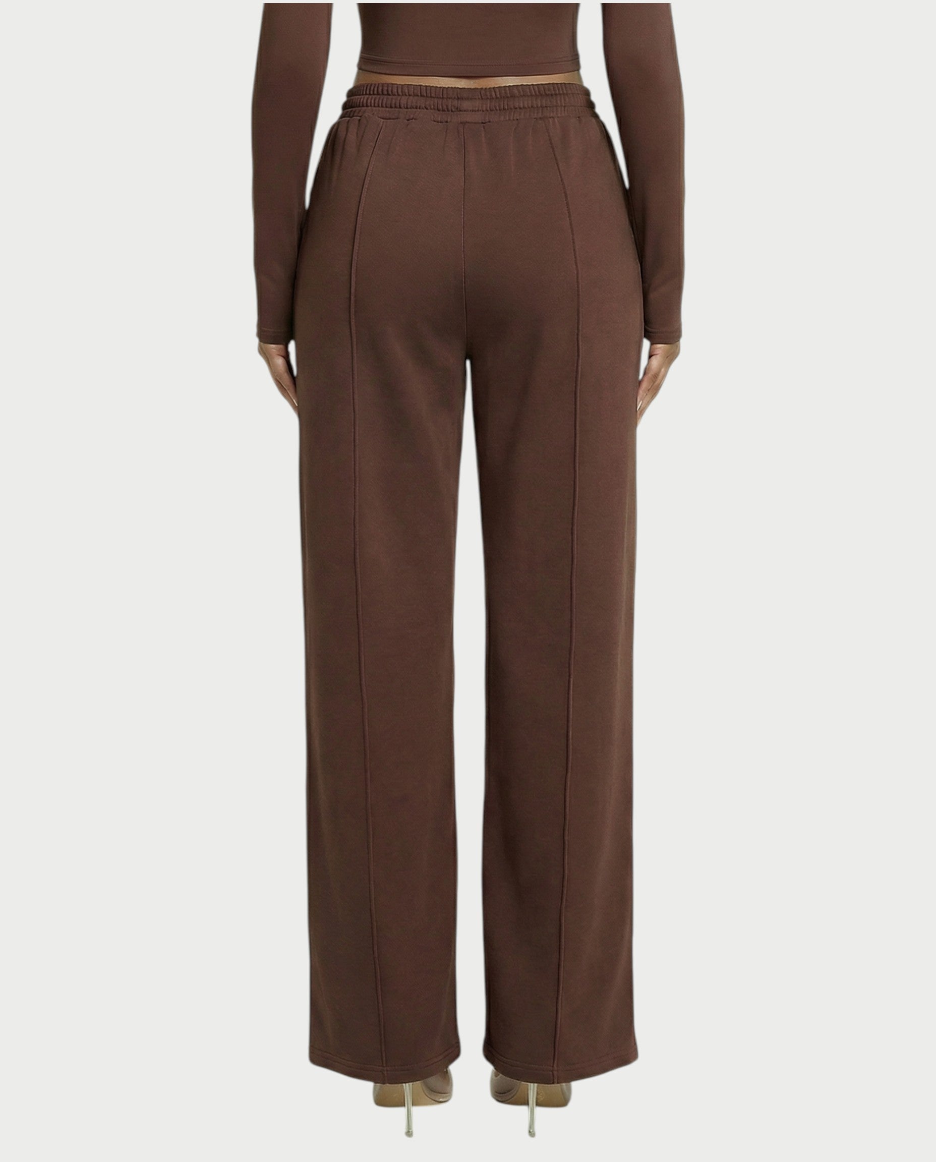 Wide-Leg Drawstring Sweatpants