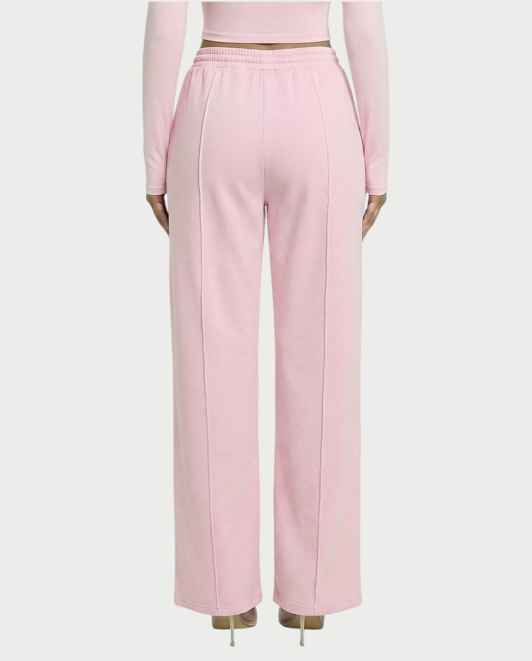 Wide-Leg Drawstring Sweatpants