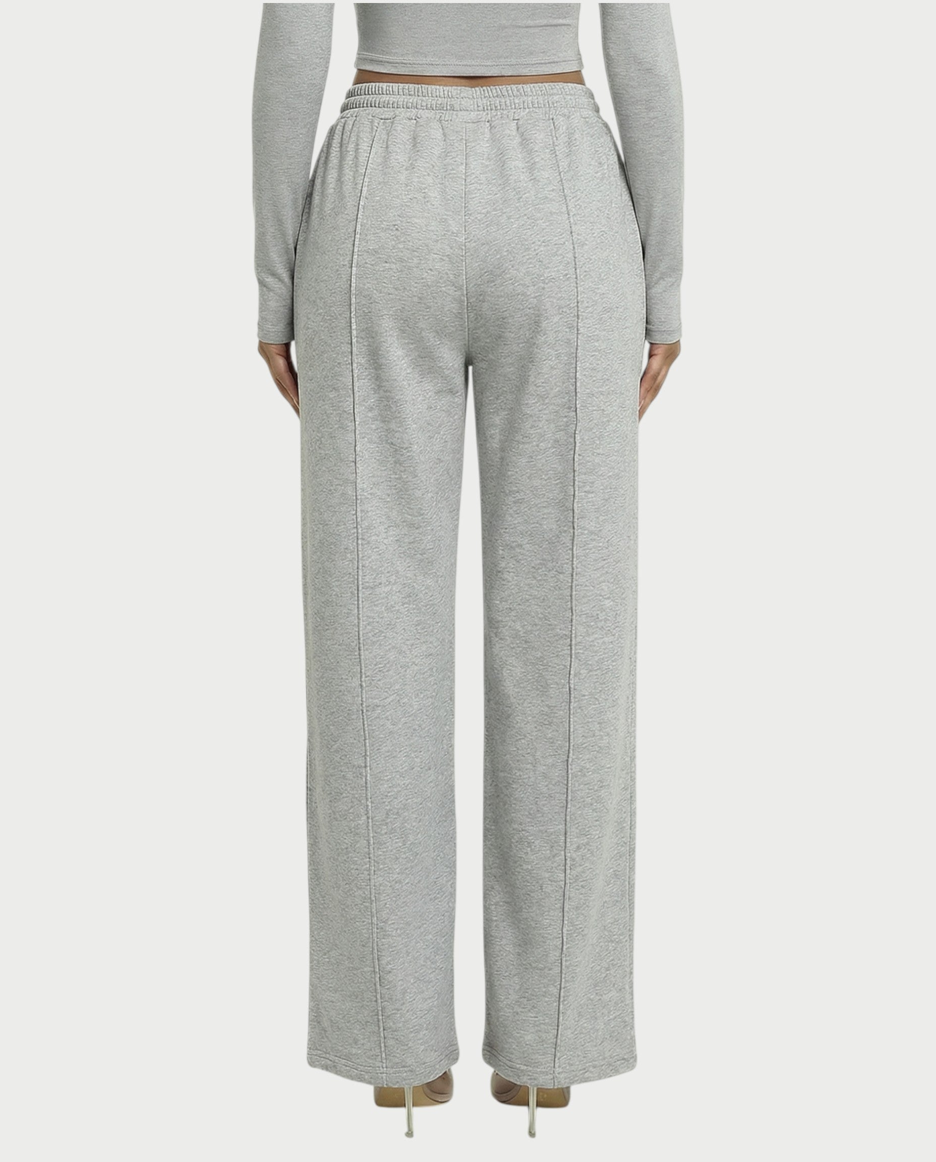 Wide-Leg Drawstring Sweatpants