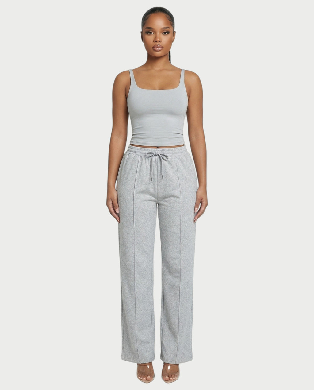 Square Neck Seamless Tank Top