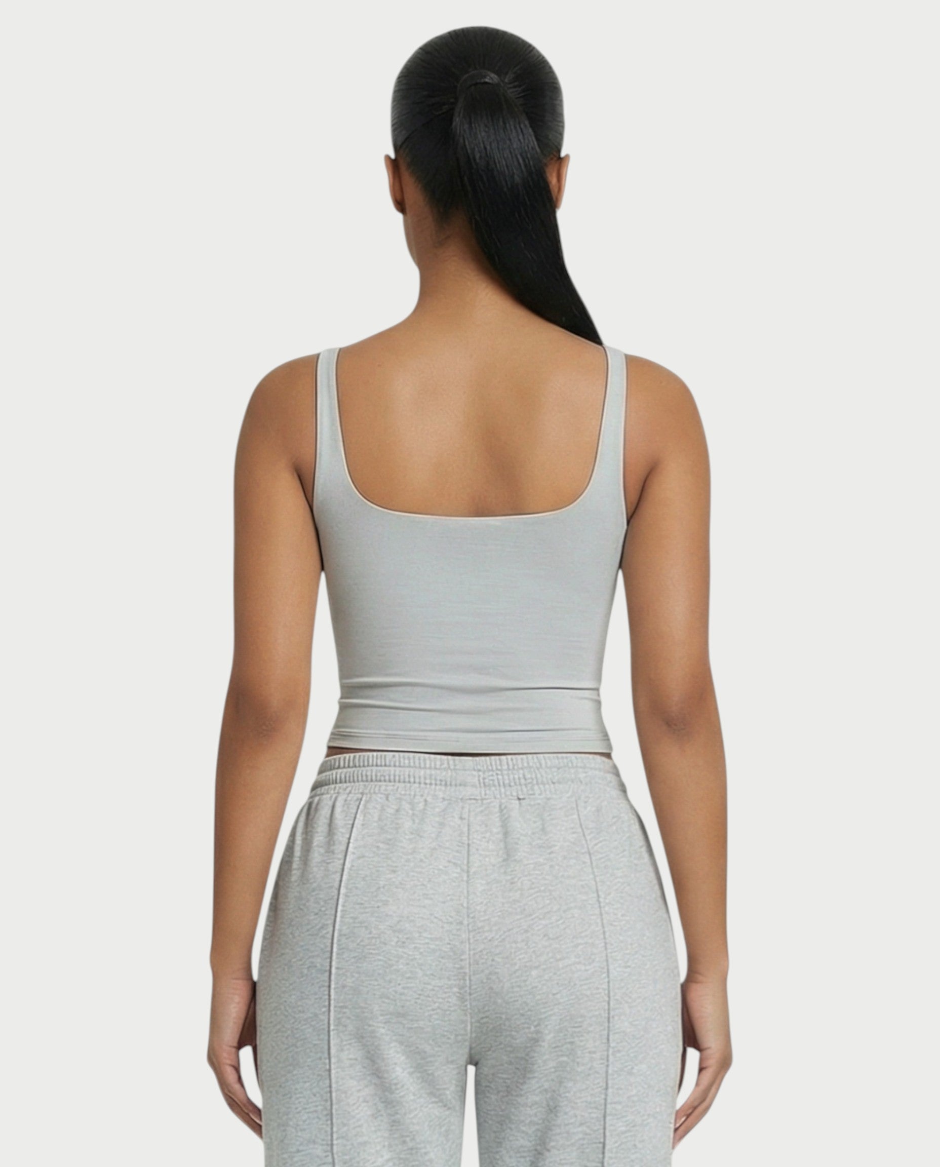 Square Neck Seamless Tank Top