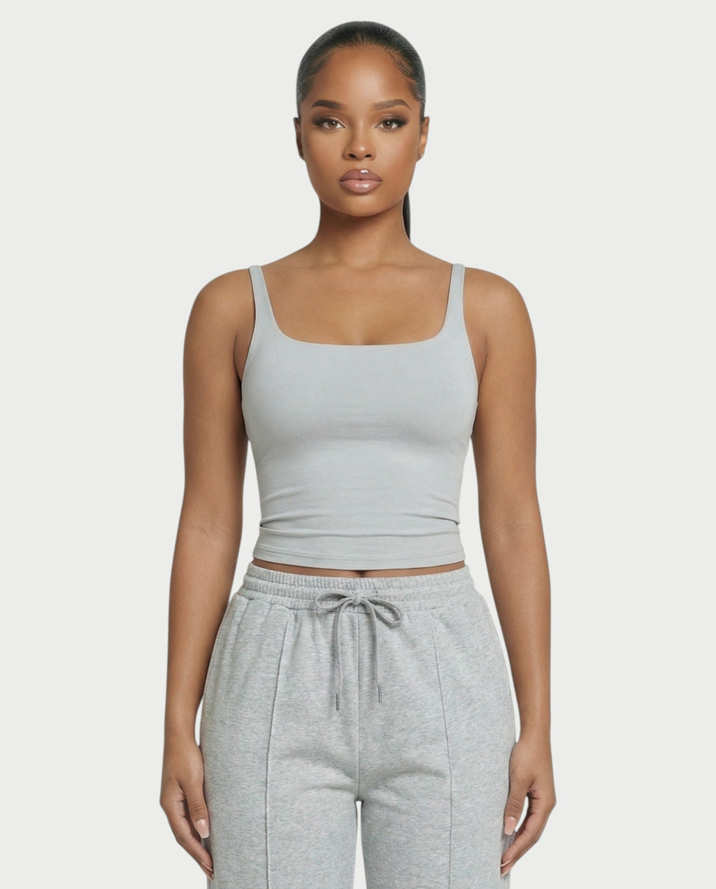 Square Neck Seamless Tank Top