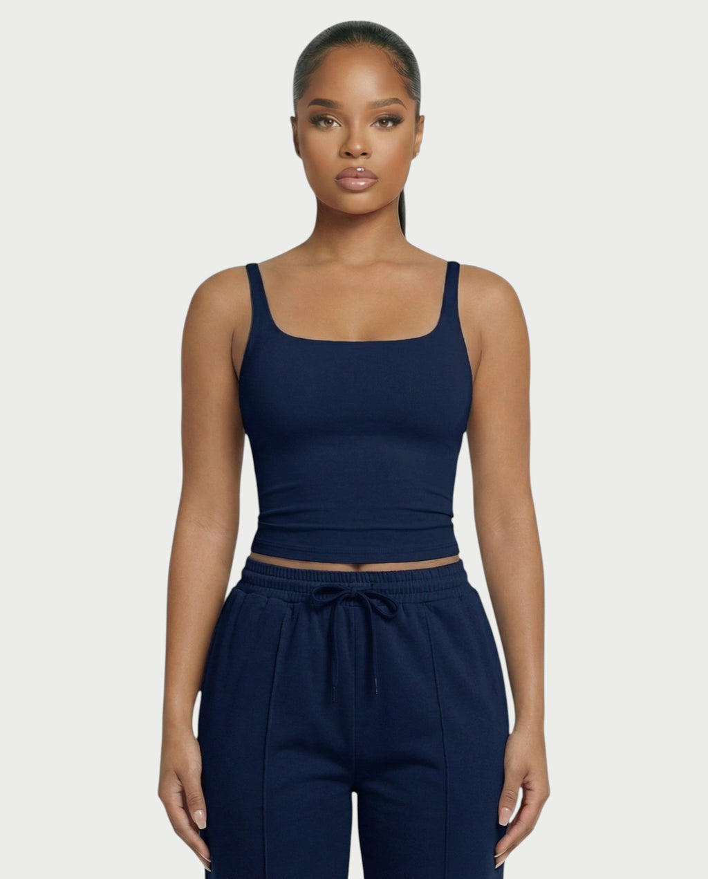 Square Neck Seamless Tank Top