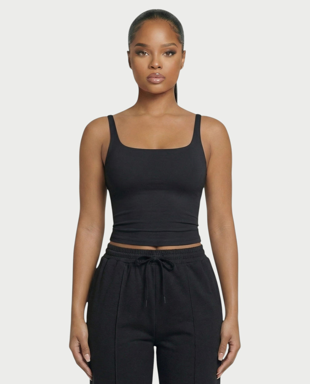 Square Neck Seamless Tank Top