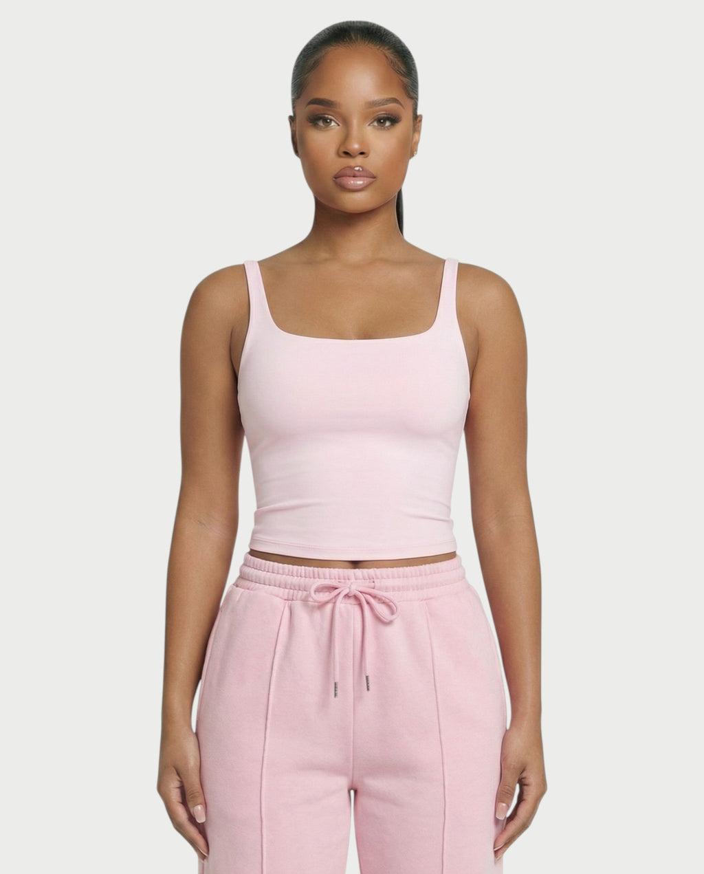 Square Neck Seamless Tank Top