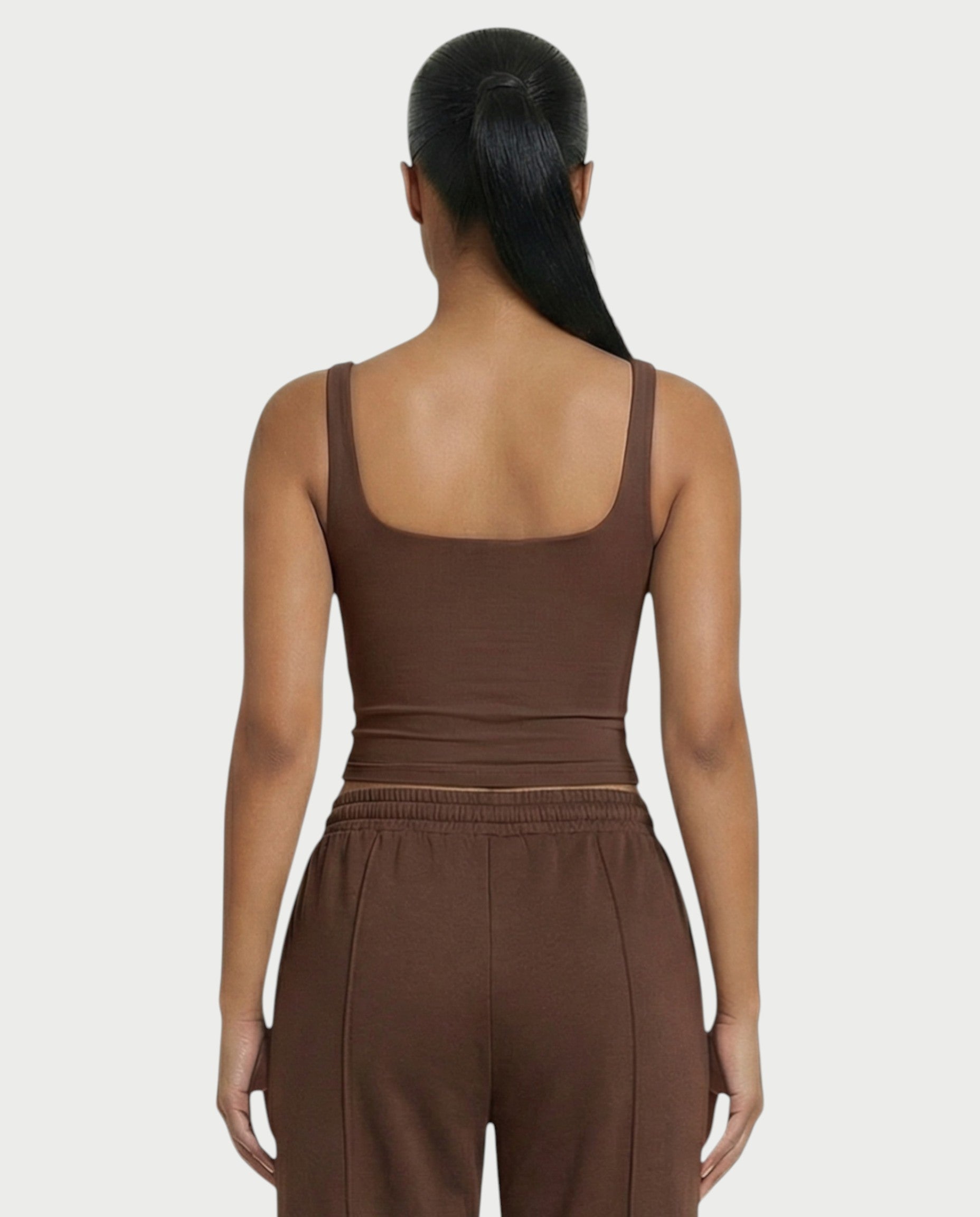 Square Neck Seamless Tank Top