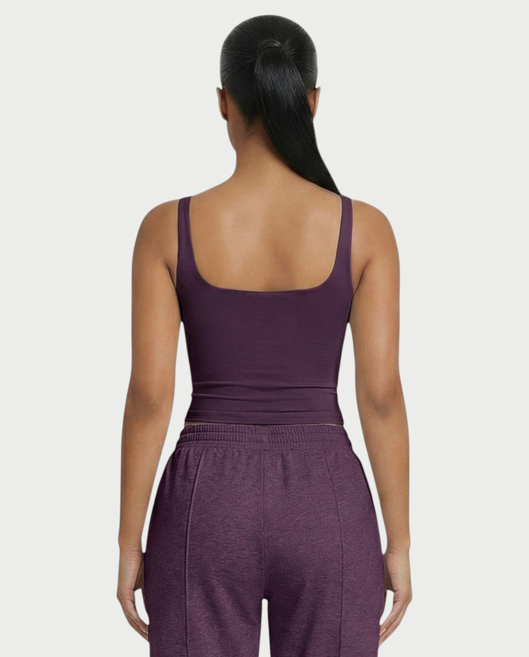 Square Neck Seamless Tank Top