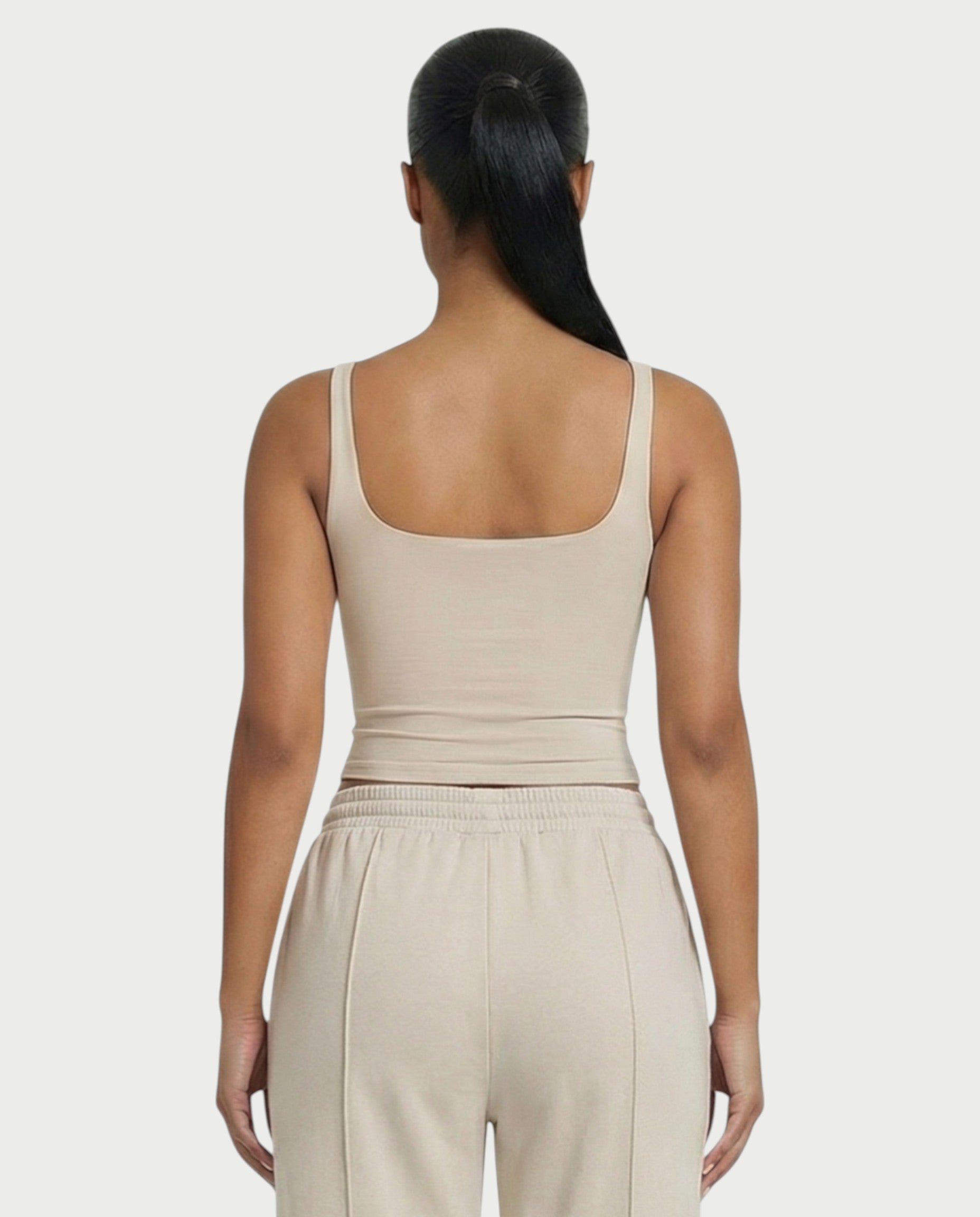 Square Neck Seamless Tank Top