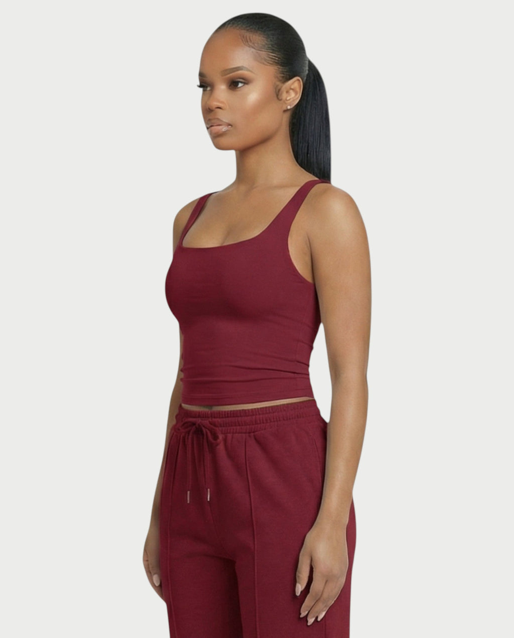Square Neck Seamless Tank Top